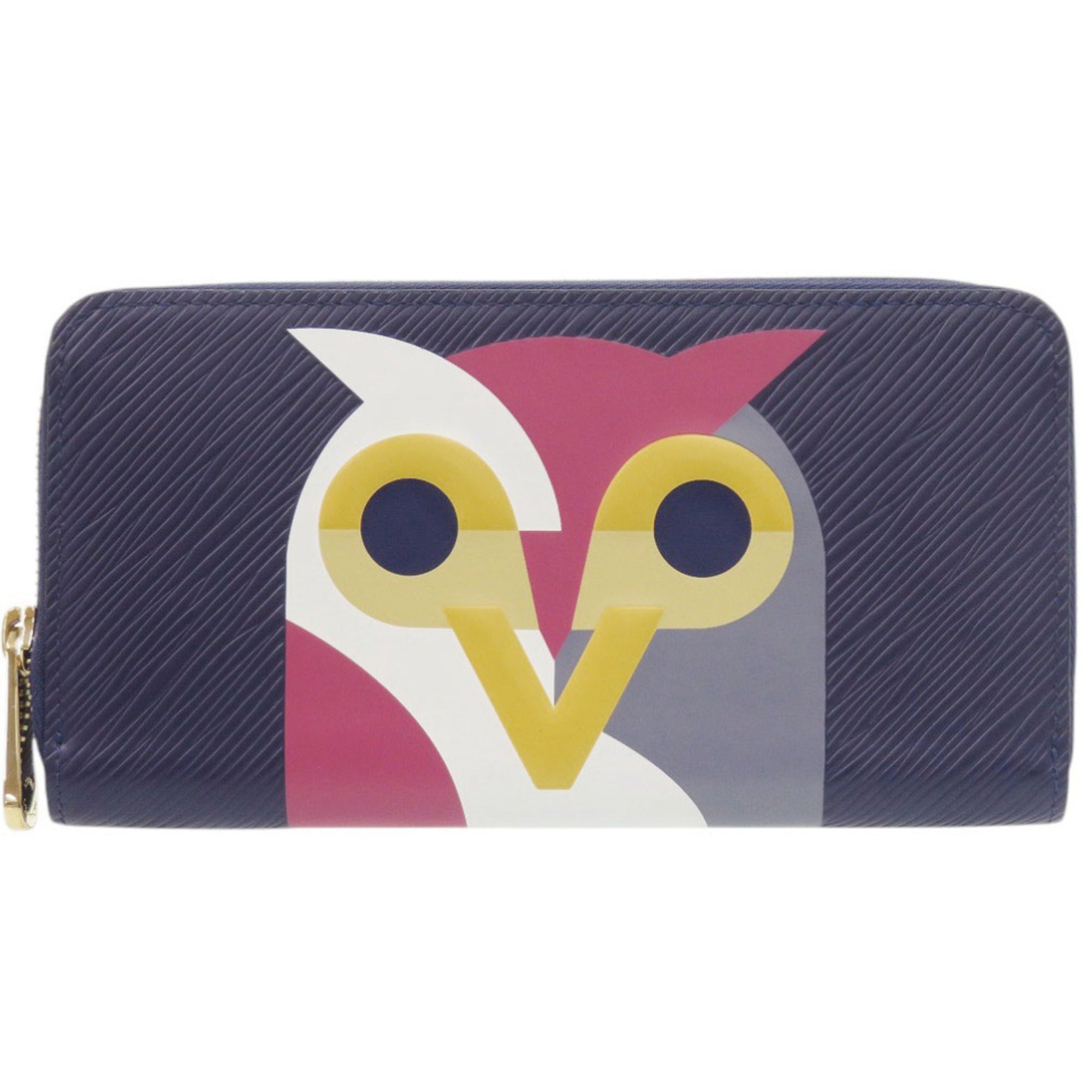 Louis Vuitton Epi Purple Epi Leather Long Wallet (Bi-Fold) (Pre-Owned)