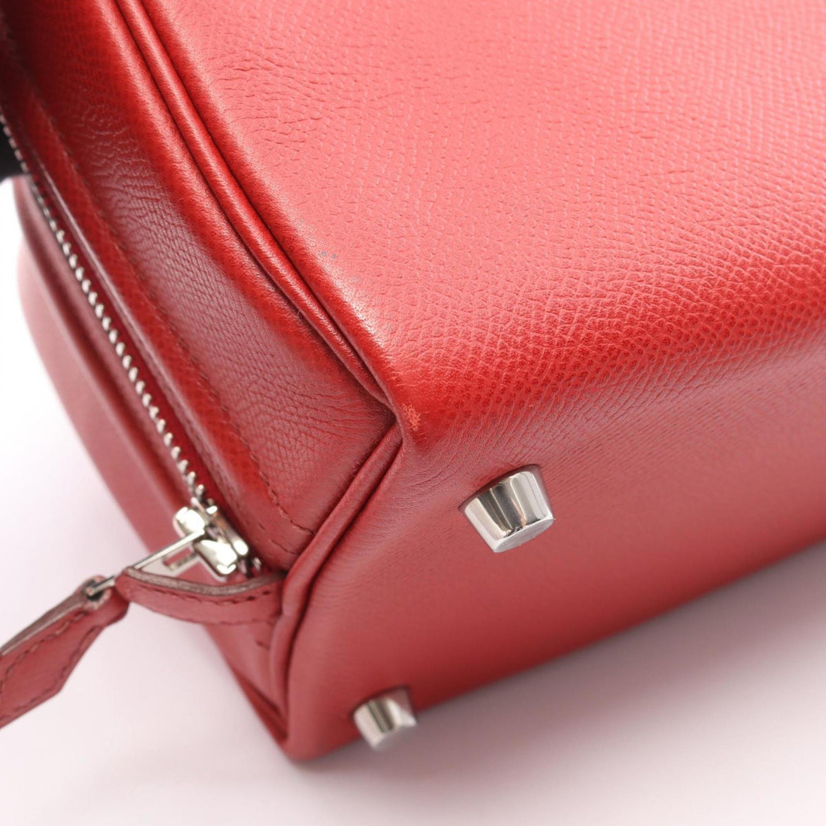 Hermes Red Color Epsom Leather Handbag (Pre-Owned)