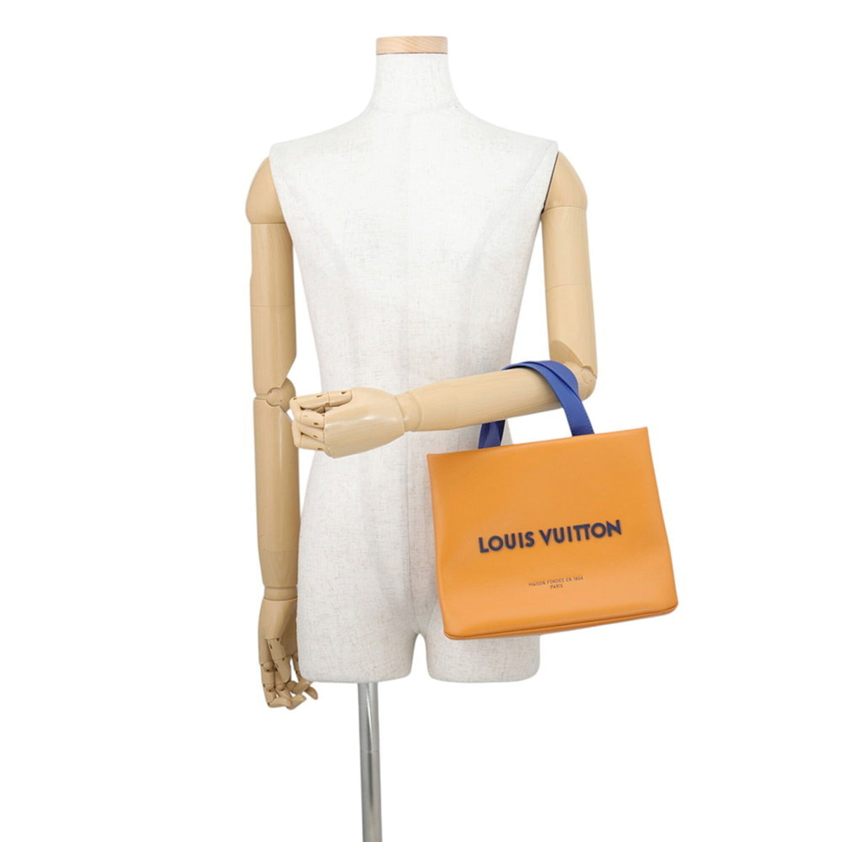 Louis Vuitton Saffron Yellow Leather Handbag (Pre-Owned)