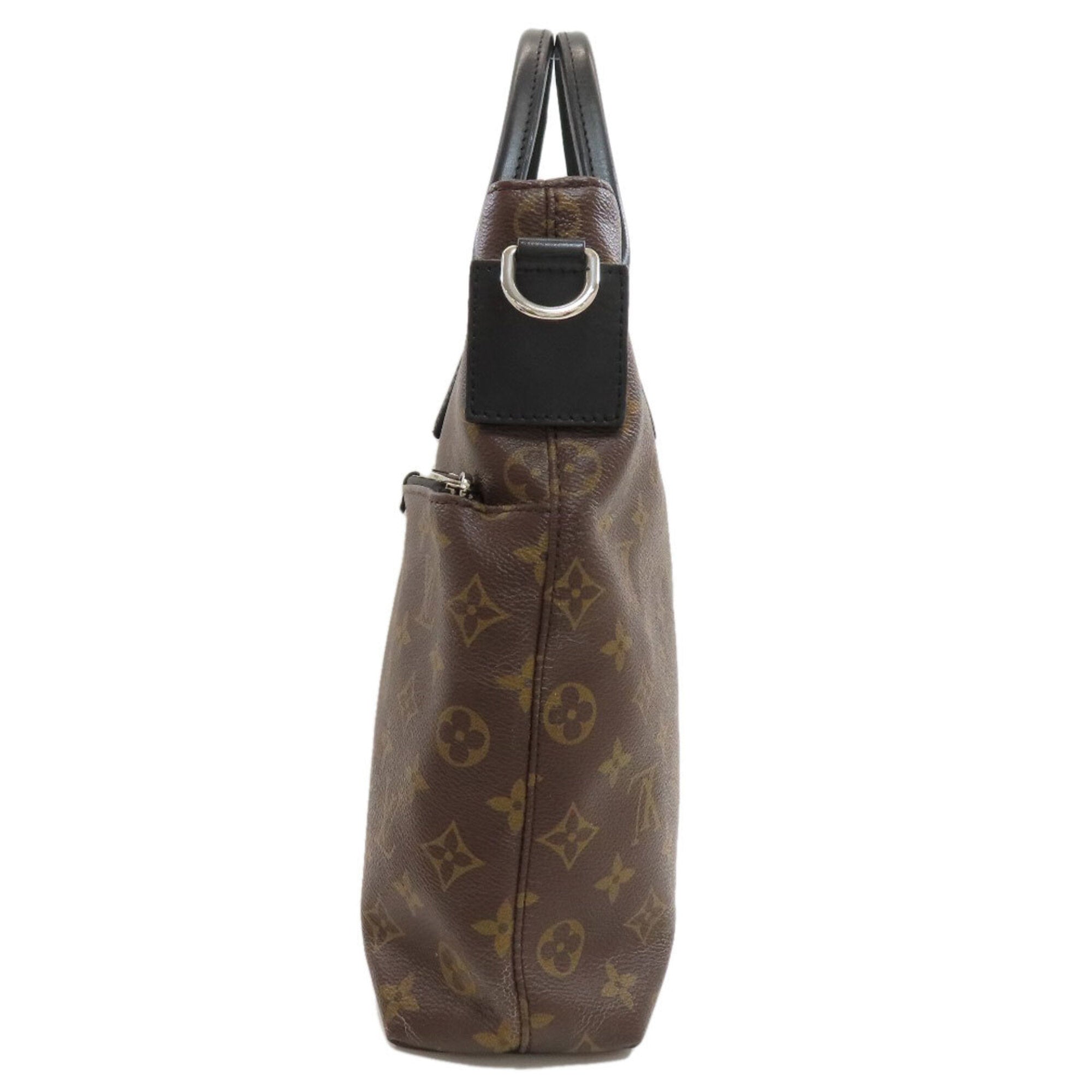 Louis Vuitton Monogram Macassar Black Brown Monogram Briefcase (Pre-Owned)