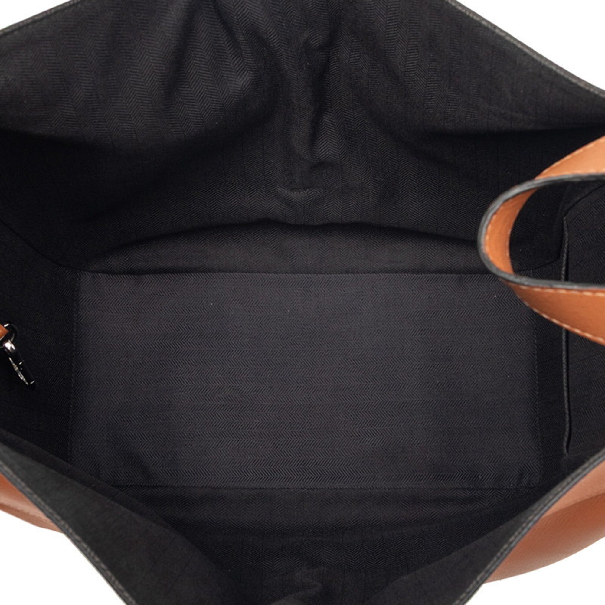 Loewe Brown Leather Handbag Shoulder Bag (Pre-Owned)