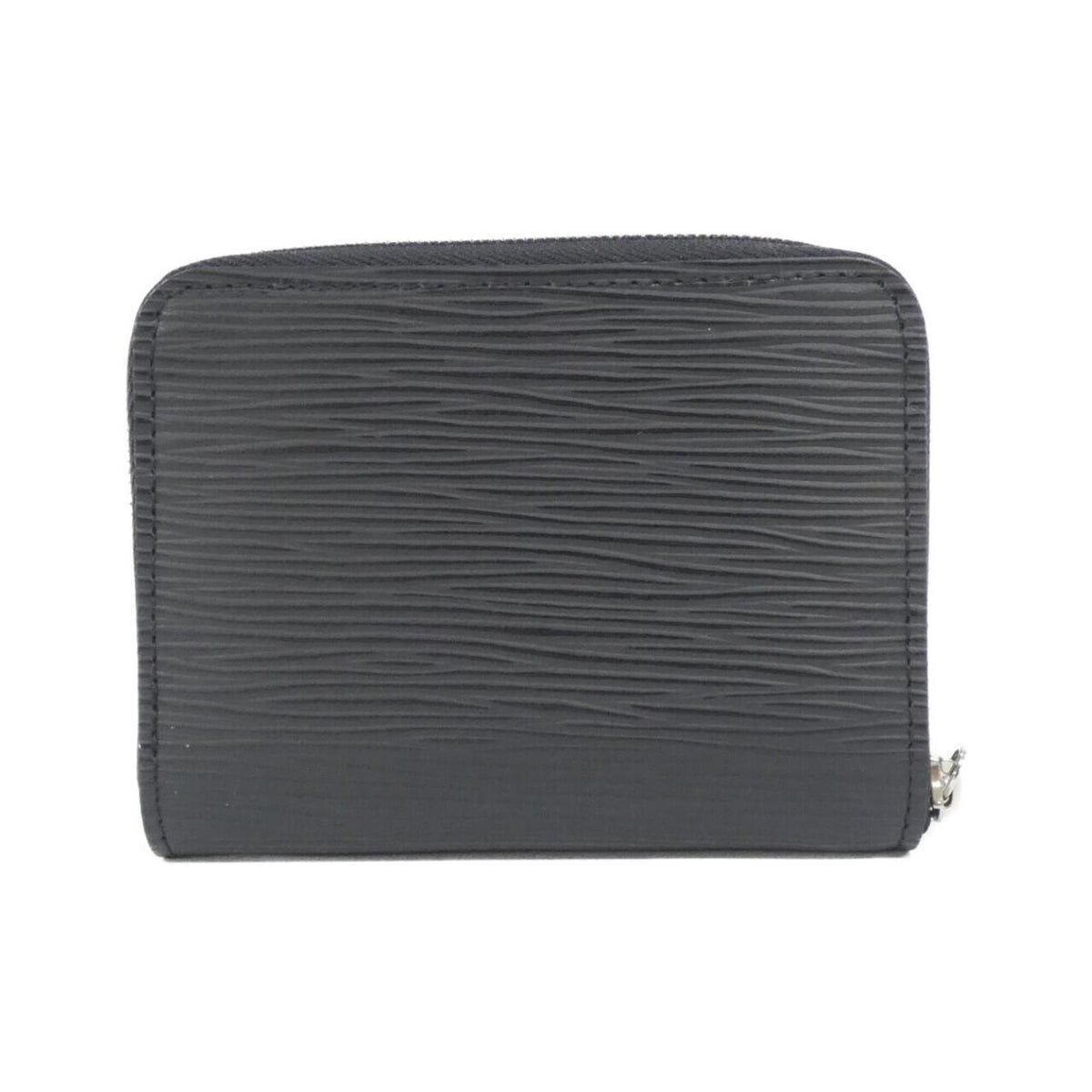 Louis Vuitton Black Leather Coin Purse/Coin Case (Pre-Owned)