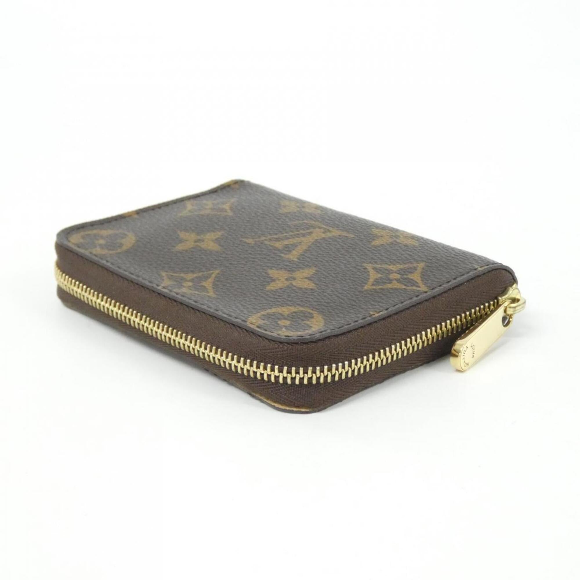 Louis Vuitton Marron Coated Canvas Coin Purse/Coin Case (Pre-Owned)