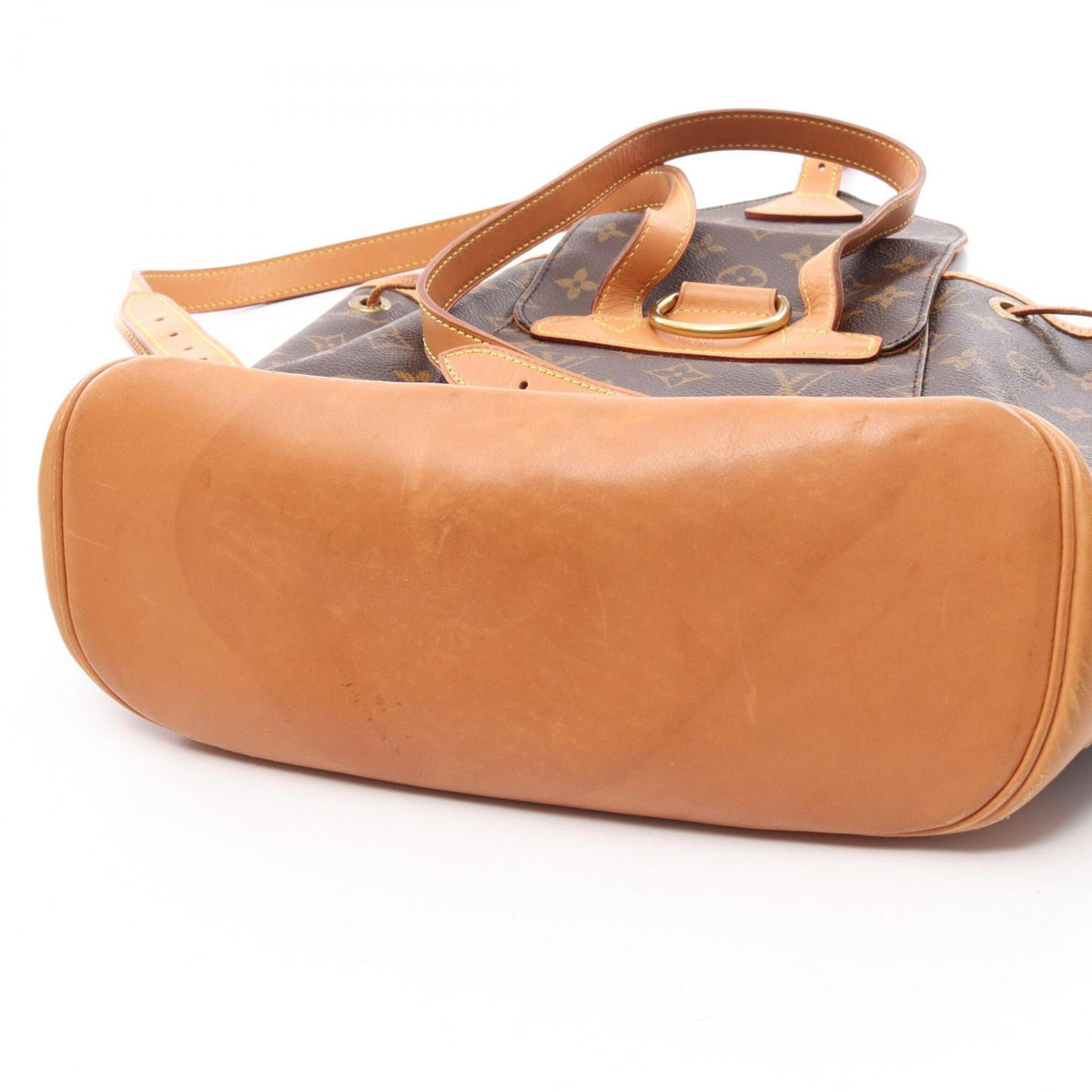 Louis Vuitton Brown Pvc Leather Backpack Handbag (Pre-Owned)
