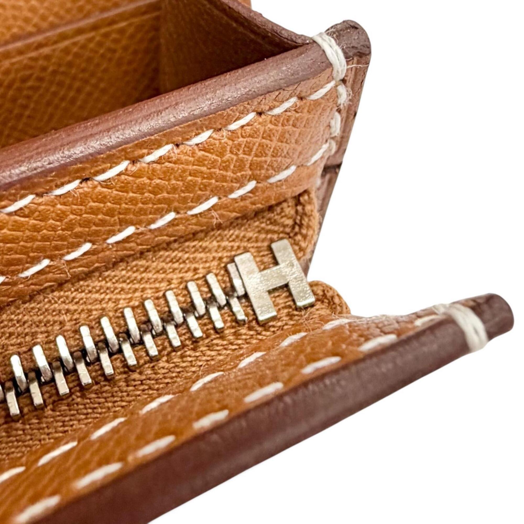 Hermes Gold Long Wallet (Bi-Fold) (Pre-Owned)