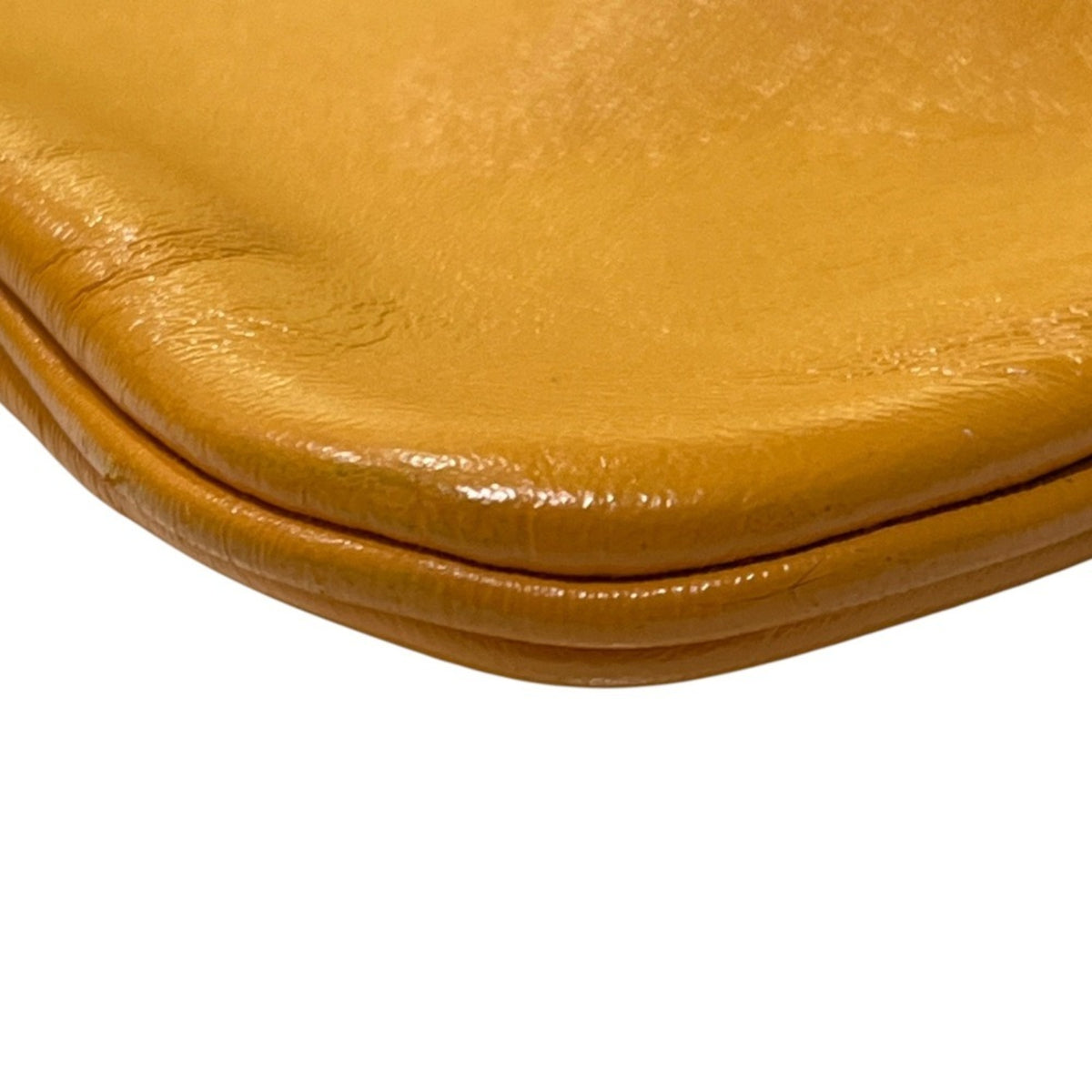 Hermes Yellow Swift Leather Pochette Shoulder Bag (Pre-Owned)