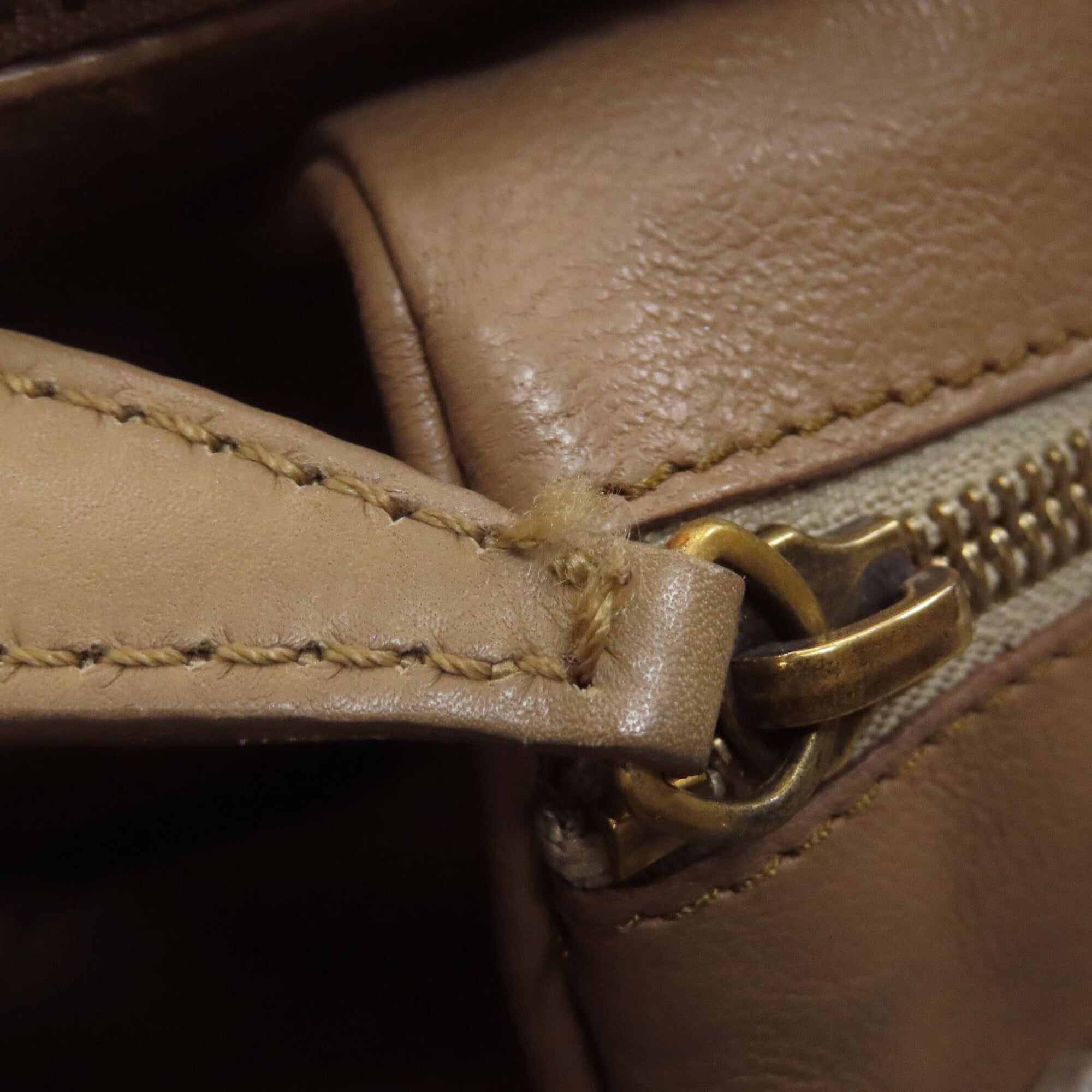 Celine Brown Leather Tote Bag (Pre-Owned)