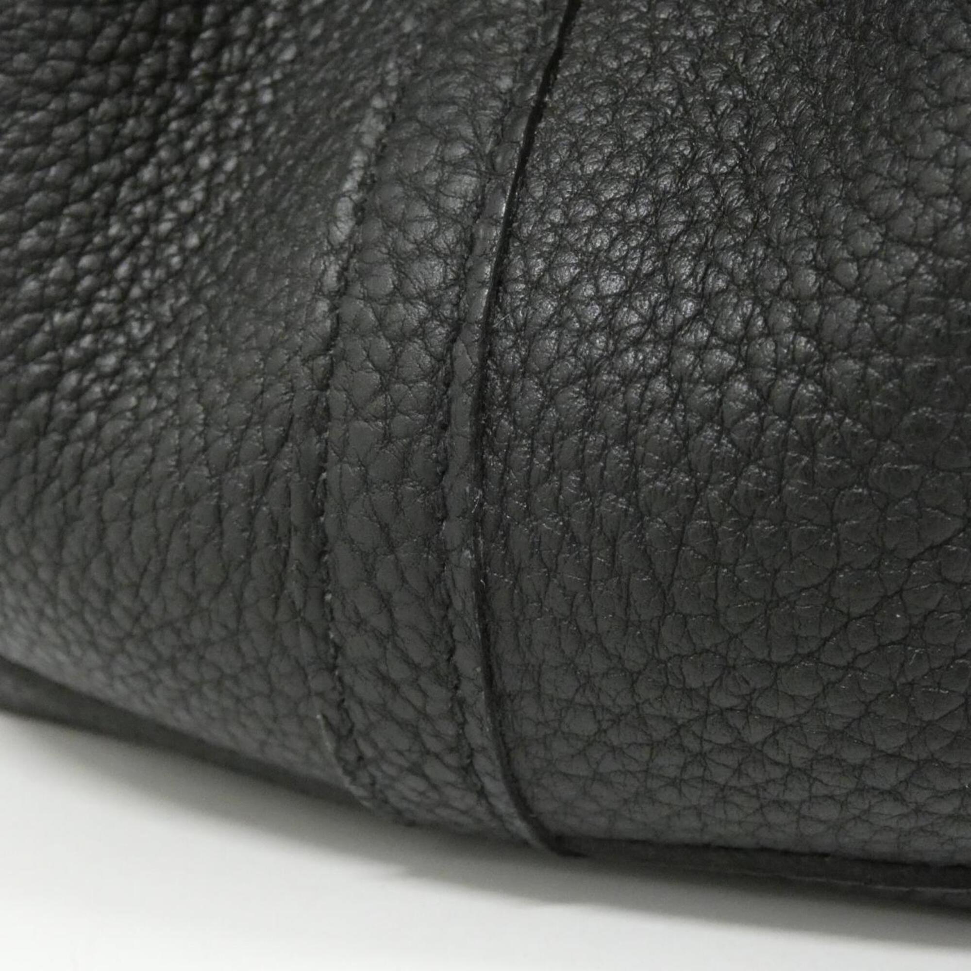 Hermes Black Negonda Leather Handbag (Pre-Owned)