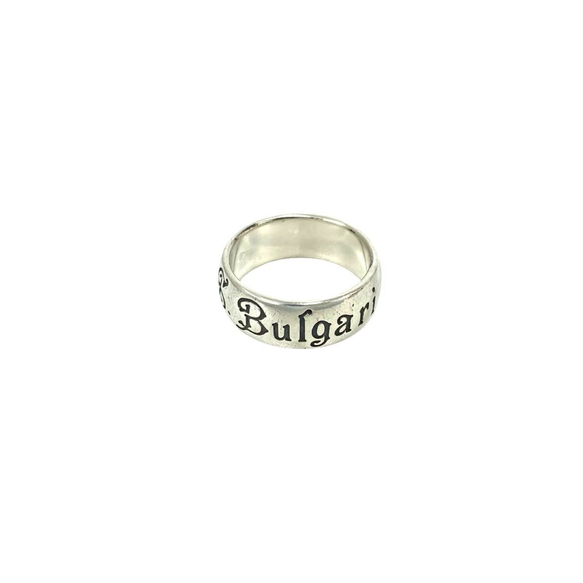 Bvlgari Silver Silver 925 Band Ring (Pre-Owned)