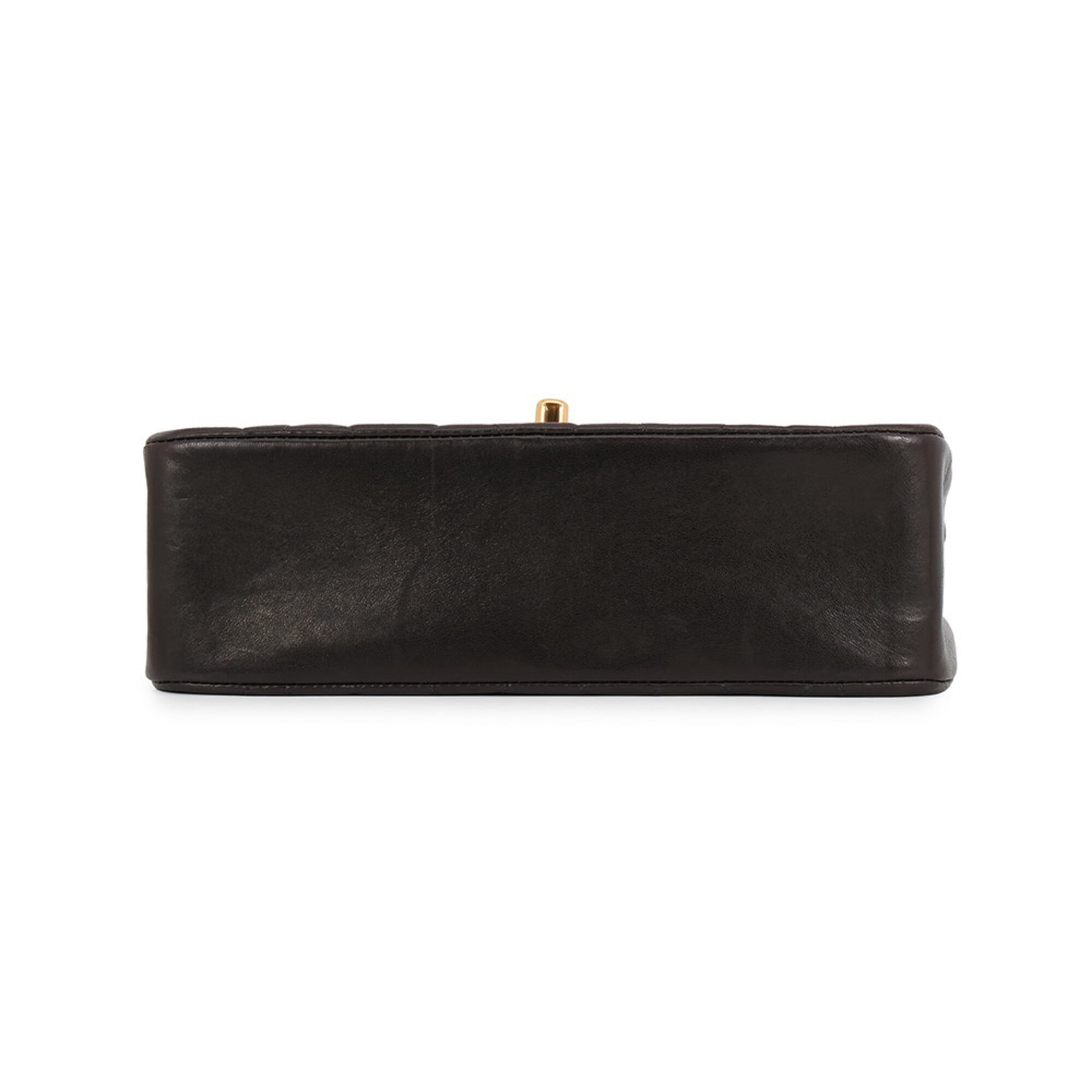 Chanel Matelasse Dark Brown Leather Handbag Shoulder Bag (Pre-Owned)