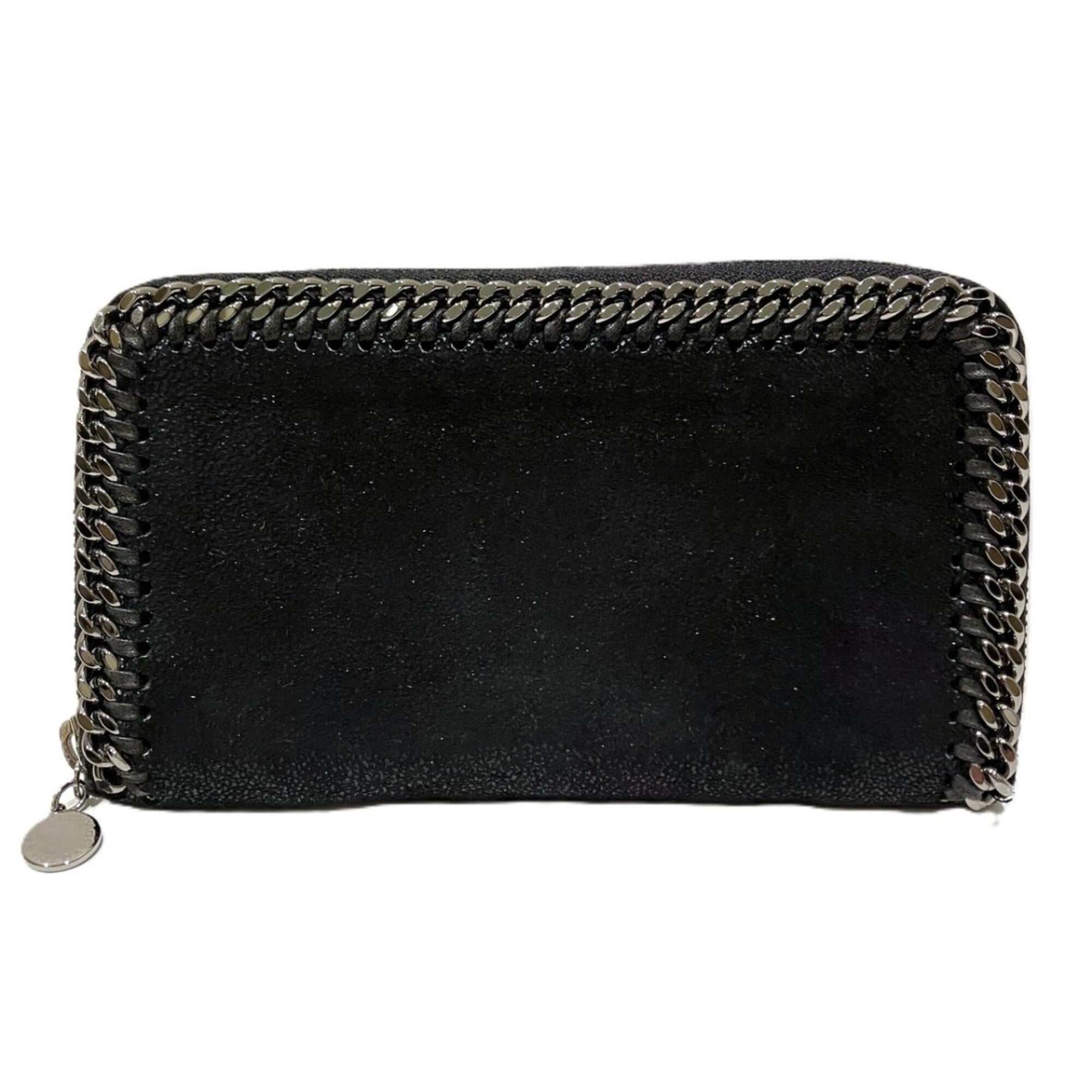 Stella Mccartney Black Polyester Long Wallet (Bi-Fold) (Pre-Owned)