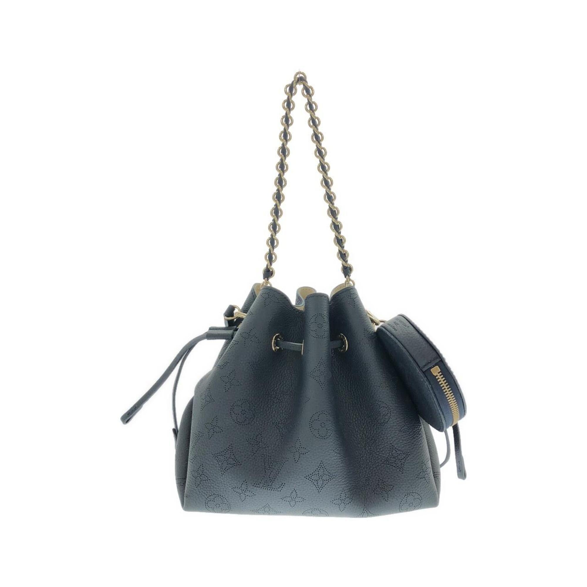 Louis Vuitton Mahina Marine Mahina Leather Shoulder Bag (Pre-Owned)