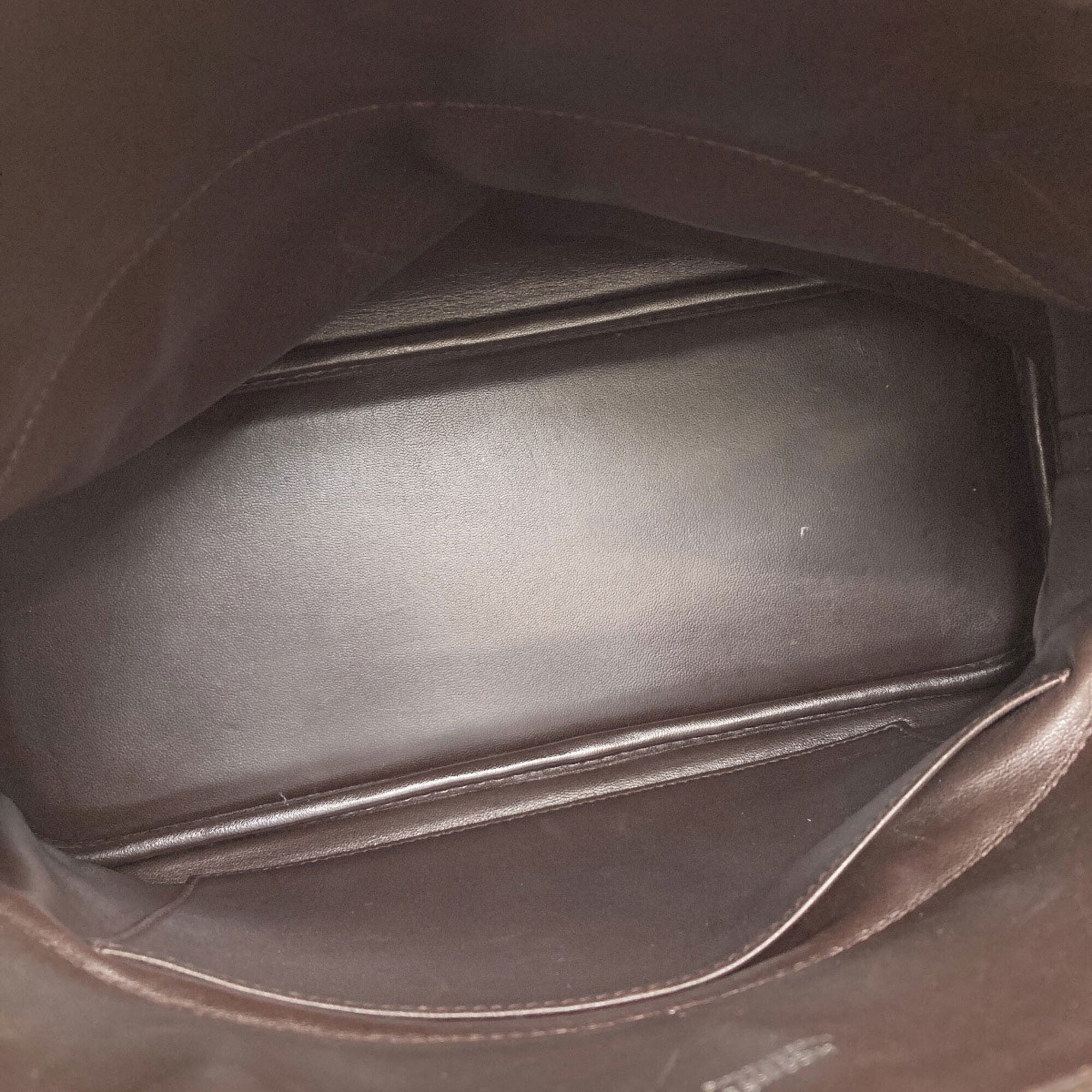 Hermes Dark Brown Handbag (Pre-Owned)