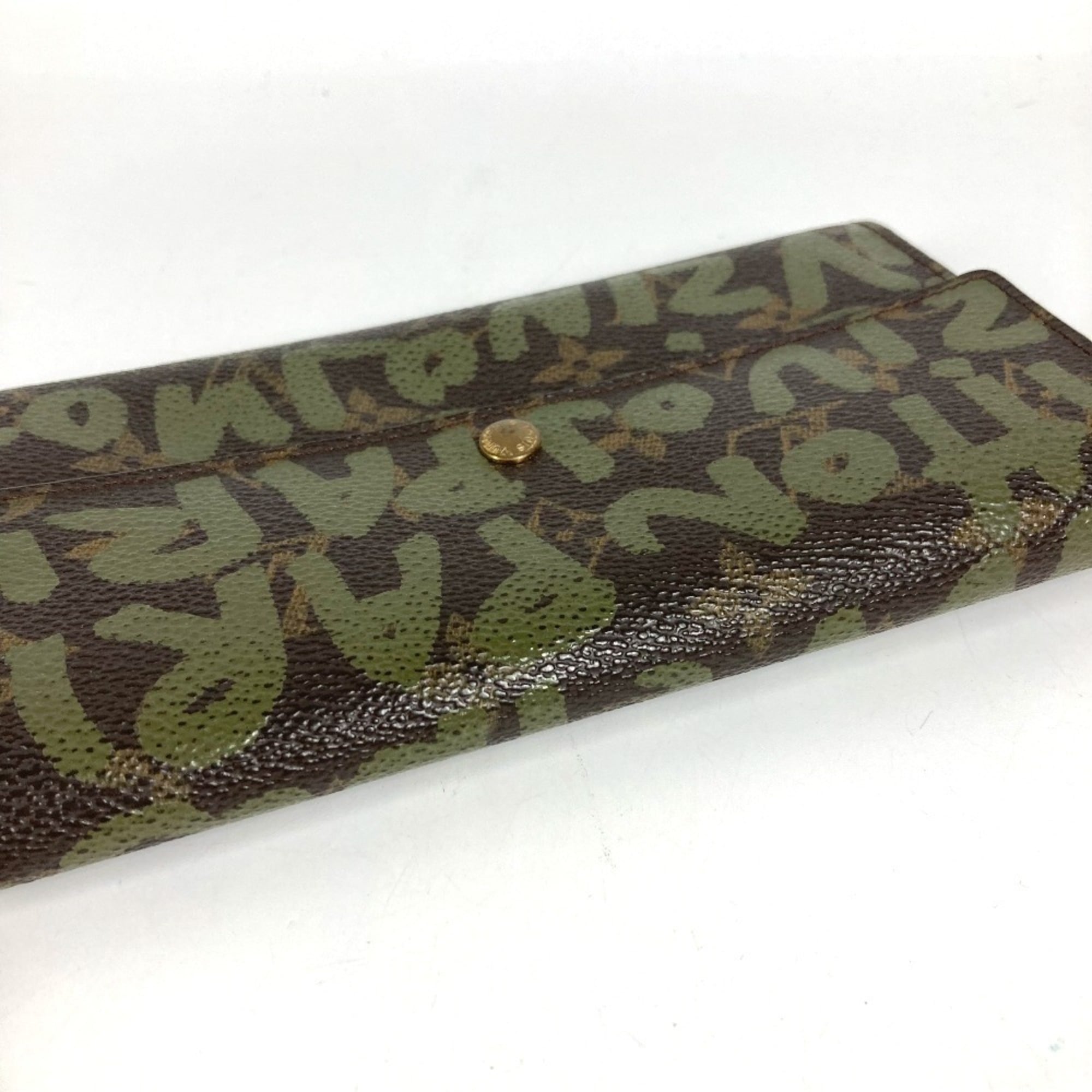 Louis Vuitton Brown Khaki Monogram Graffiti (Pre-Owned)