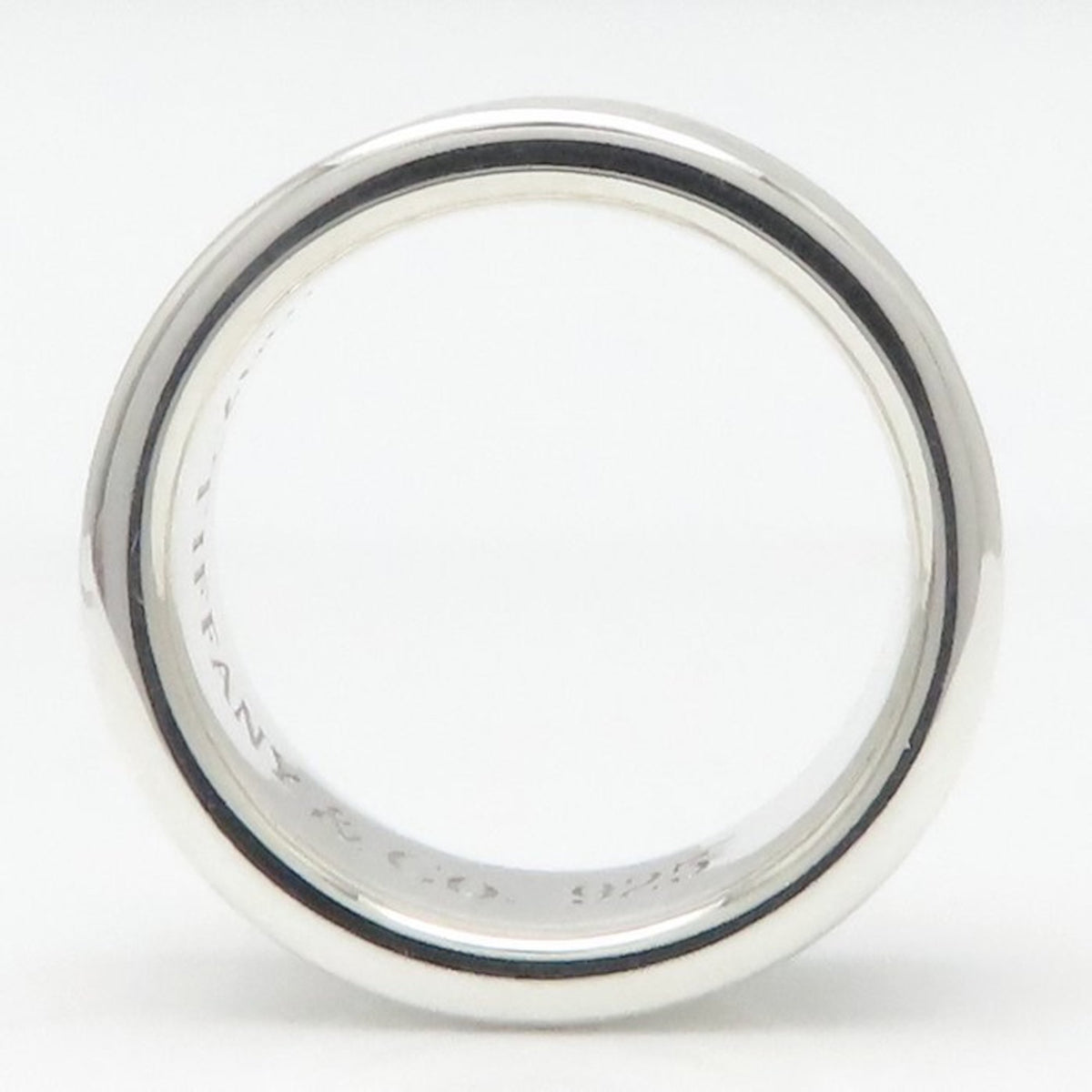 Tiffany Silver Silver 925 Band Ring (Pre-Owned)