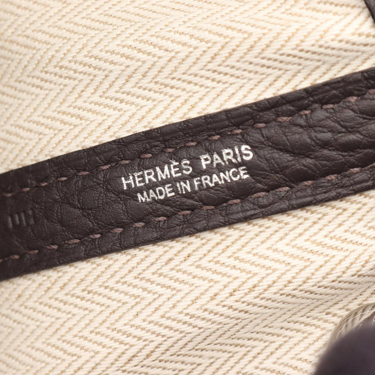 Hermes Brown Negonda Leather Handbag Tote Bag (Pre-Owned)