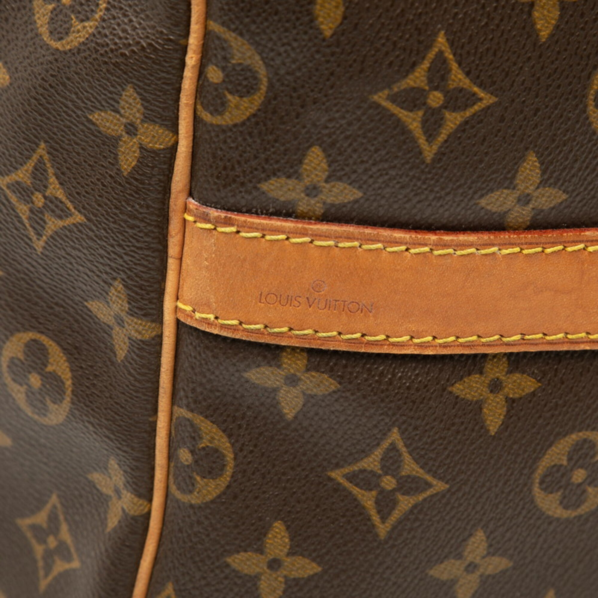 Louis Vuitton Brown Monogram Pvc Leather Boston Bag Shoulder Bag (Pre-Owned)