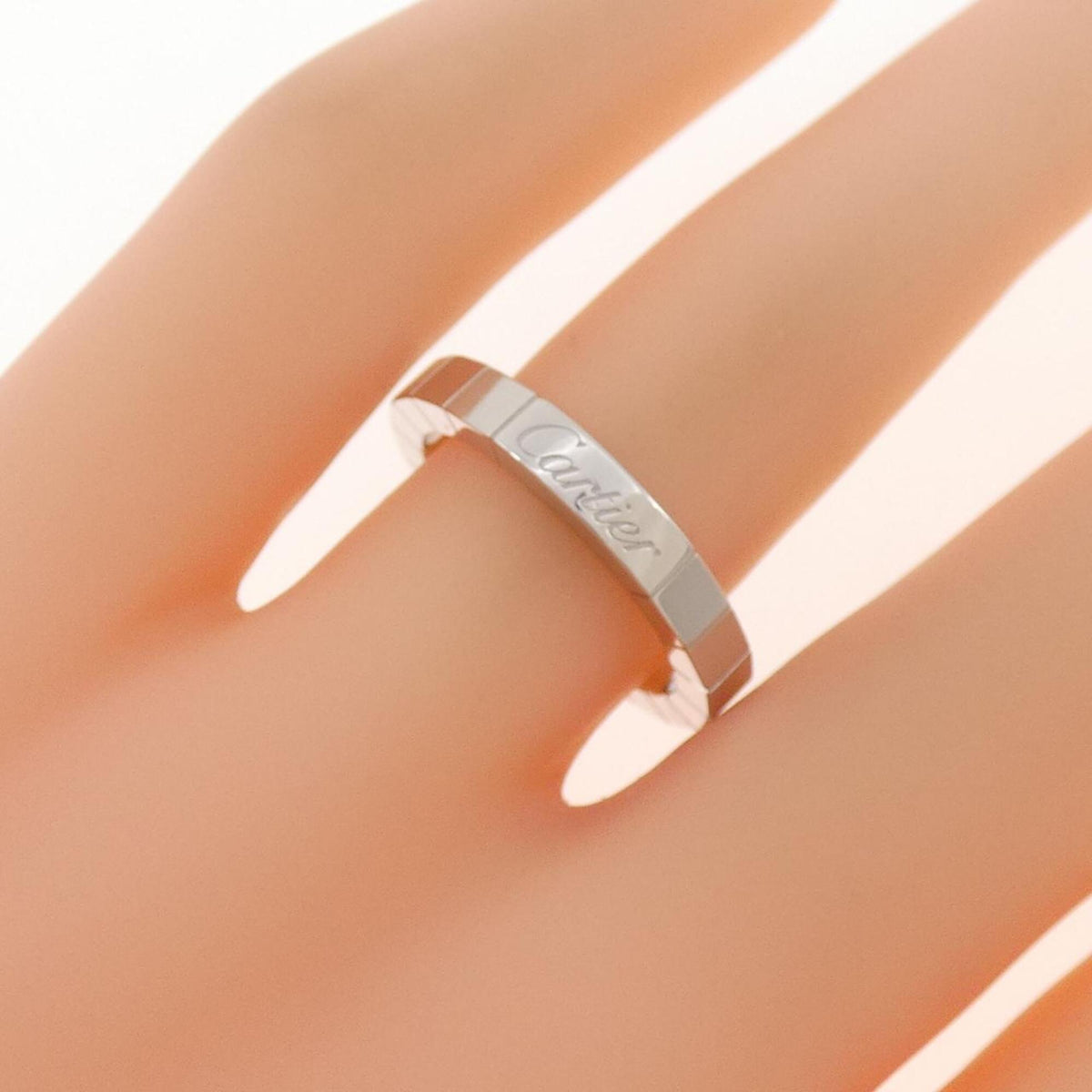 Cartier Lanieres White Gold (18K) Band Ring (Pre-Owned)