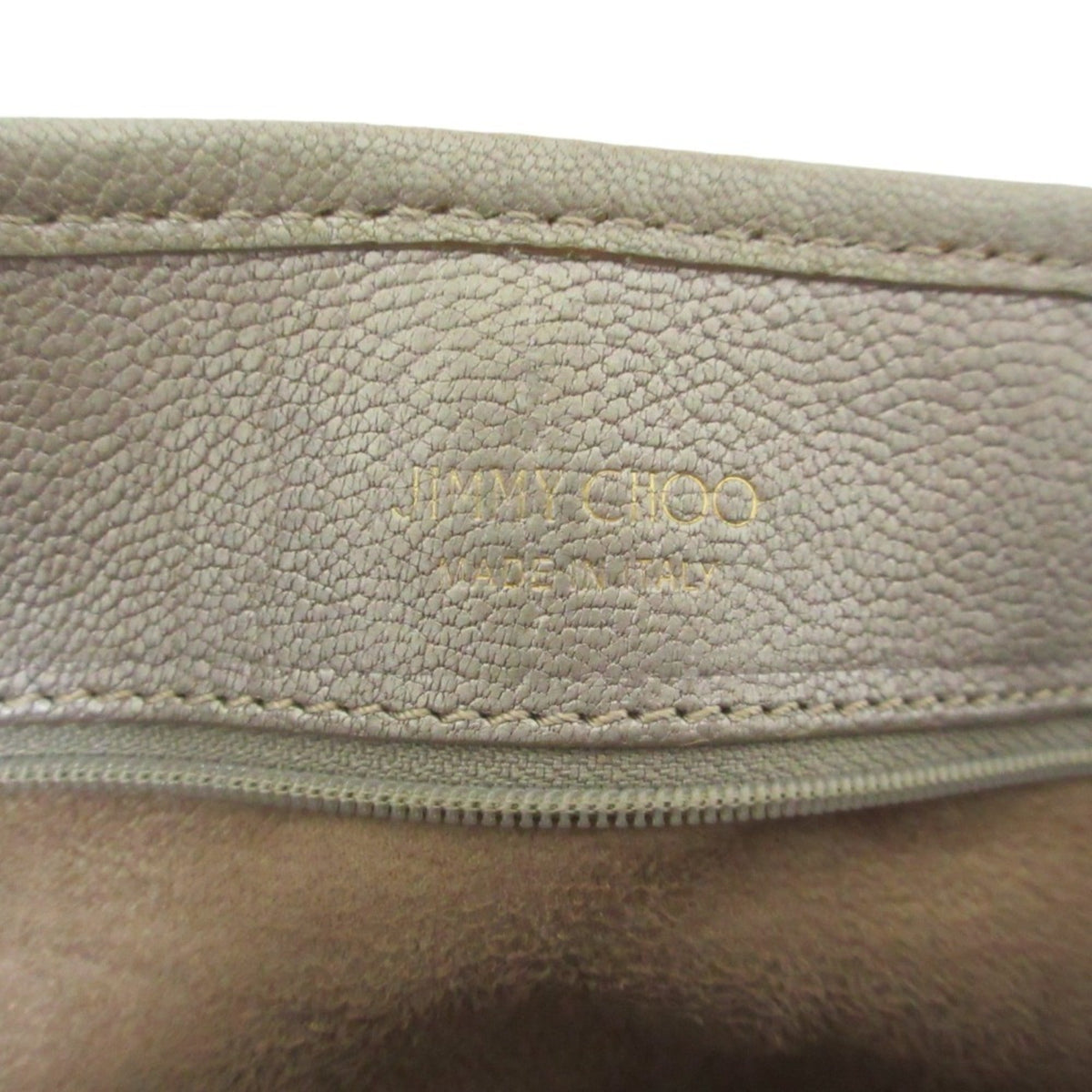 Jimmy Choo Silver Leather Tote Bag (Pre-Owned)