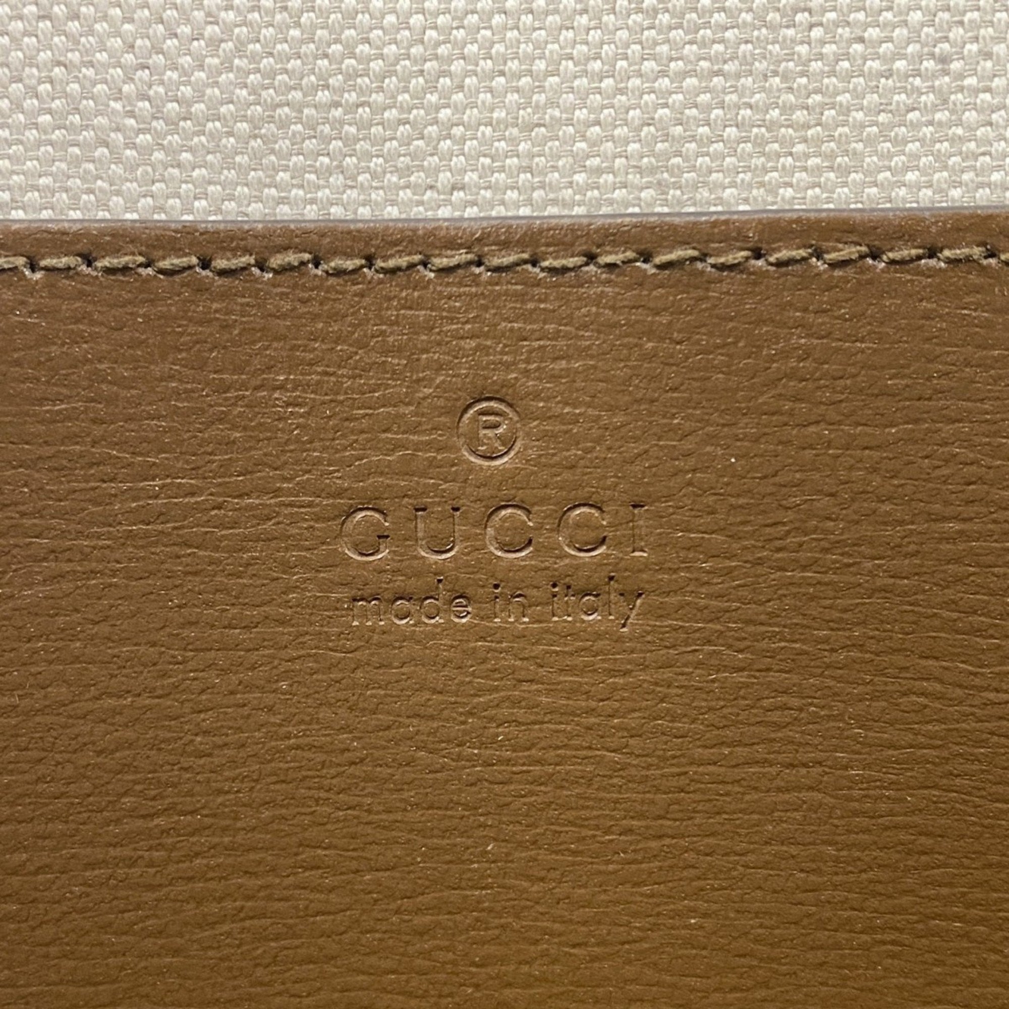 Gucci Brown Pvc Shoulder Bag (Pre-Owned)