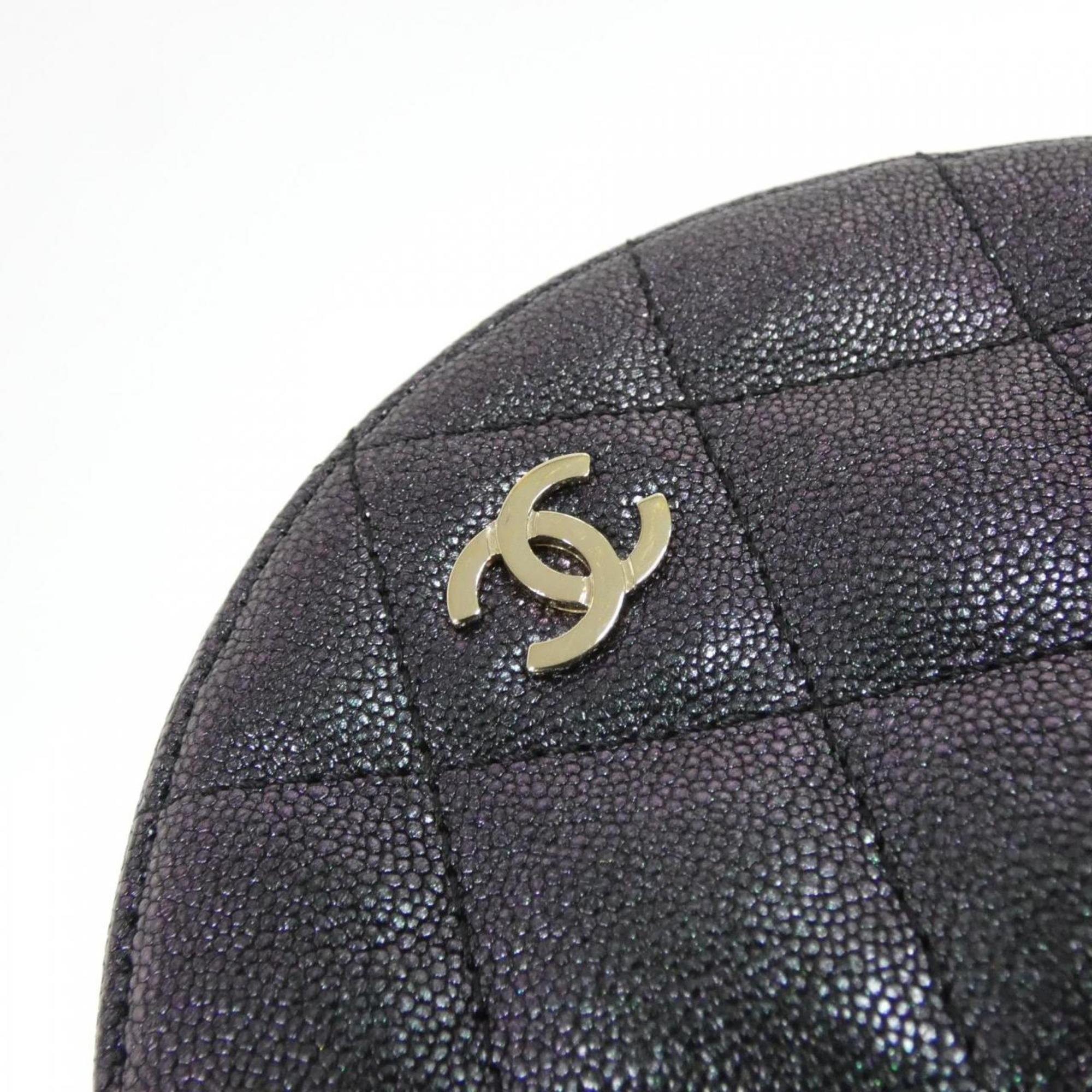 Chanel Black Leather Shoulder Bag (Pre-Owned)