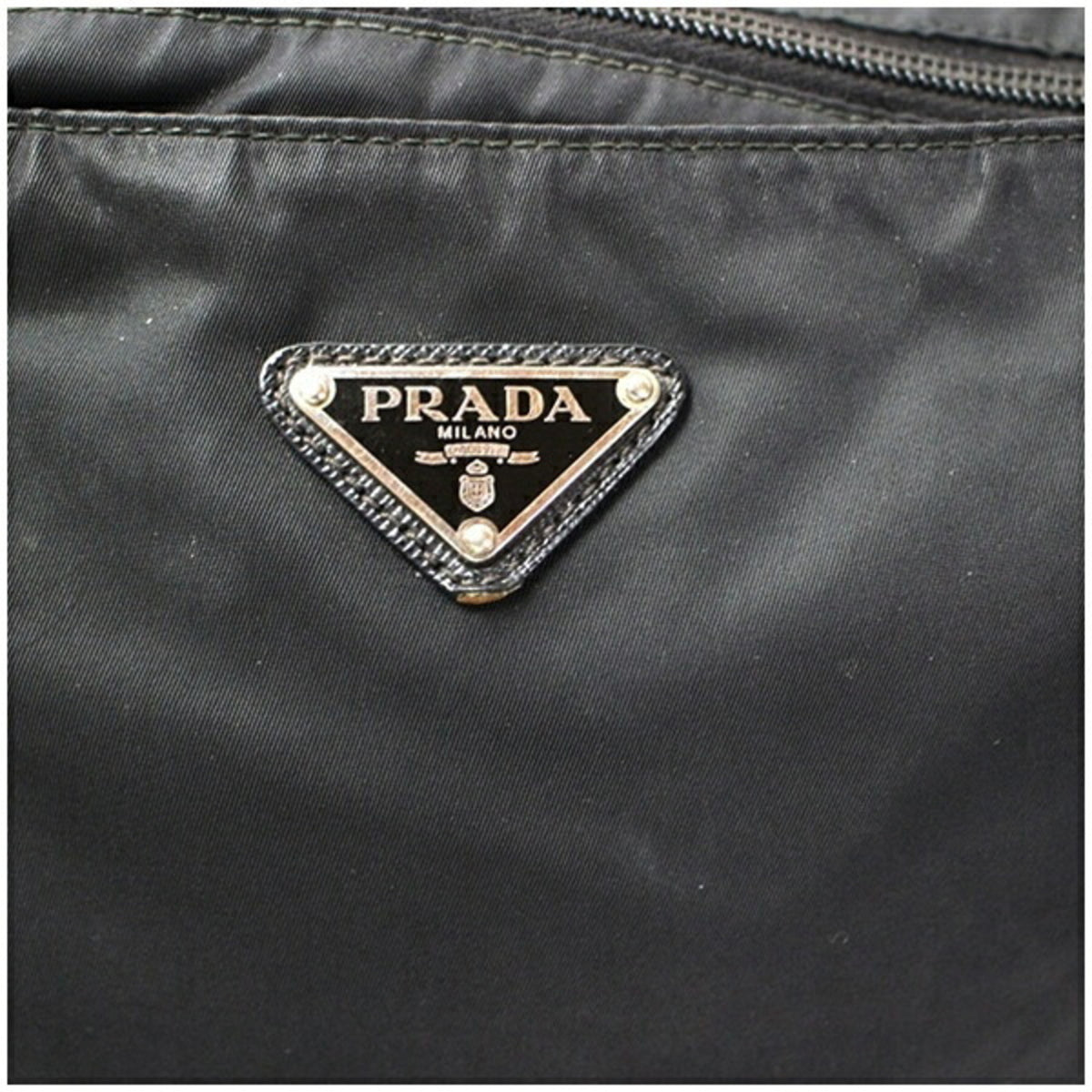 Prada Black Nylon Shoulder Bag (Pre-Owned)
