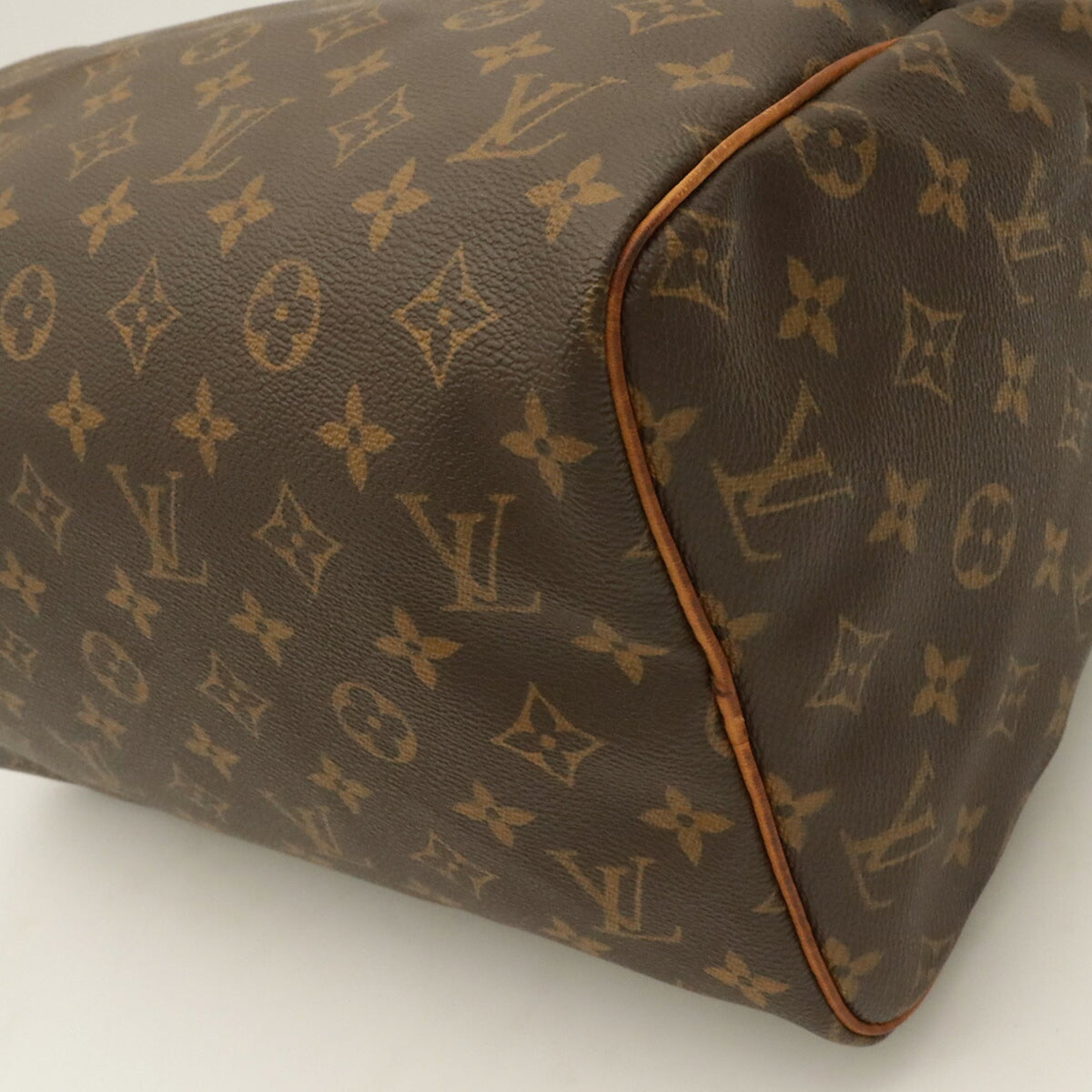 Louis Vuitton Brown Vinyl Handbag (Pre-Owned)