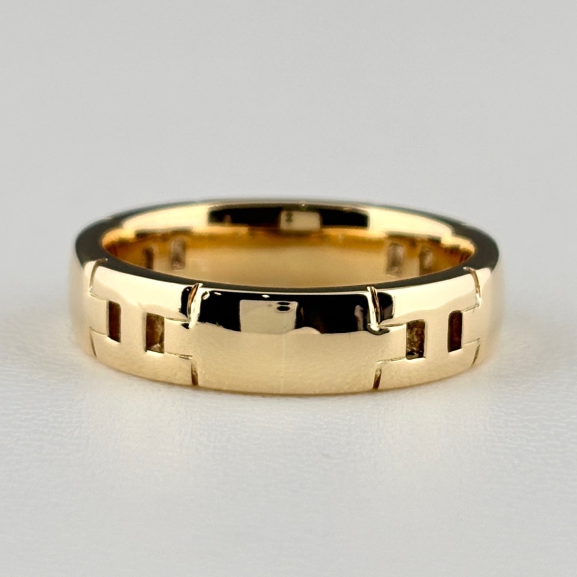 Hermes Yellow Gold (18K) Band Ring (Pre-Owned)