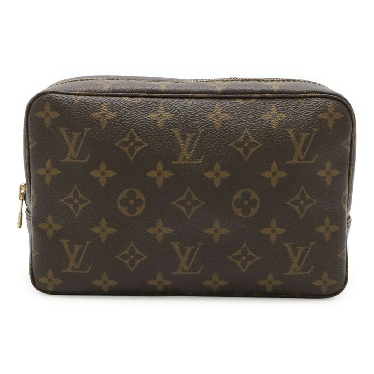 Louis Vuitton Brown Monogram Canvas Clutch Bag Pouch (Pre-Owned)