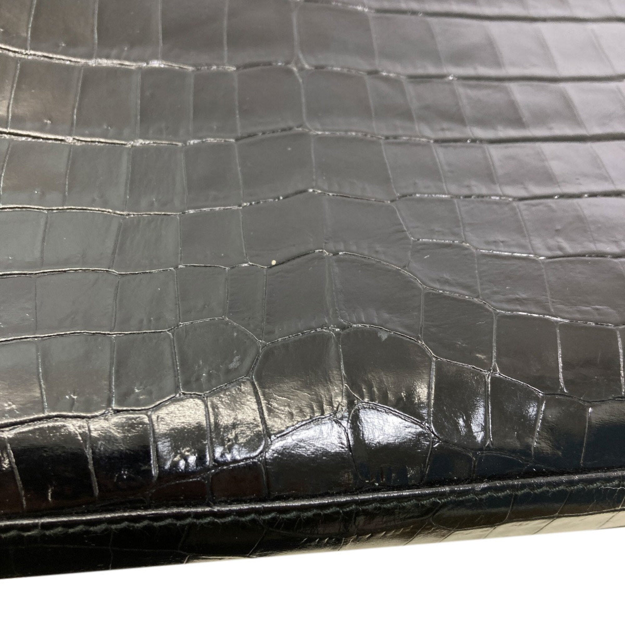 Salvatore Ferragamo Black Leather Handbag (Pre-Owned)