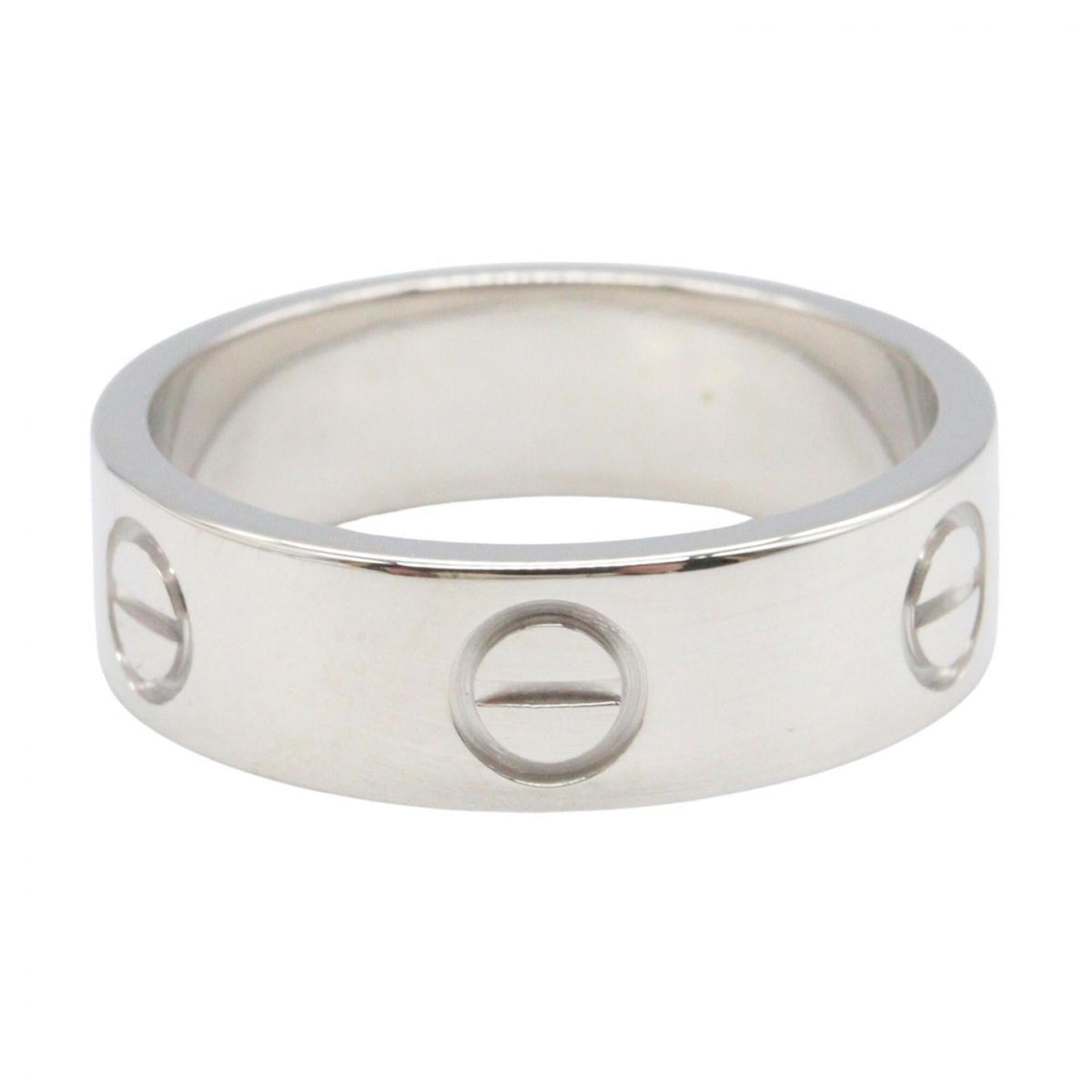 Cartier Silver White Gold (18K) Band Ring (Pre-Owned)