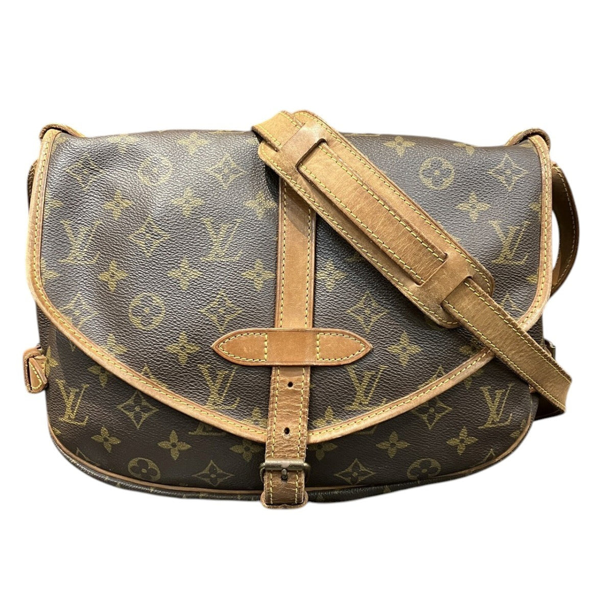 Louis Vuitton Brown Monogram Monogram Pvc Leather Shoulder Bag (Pre-Owned)