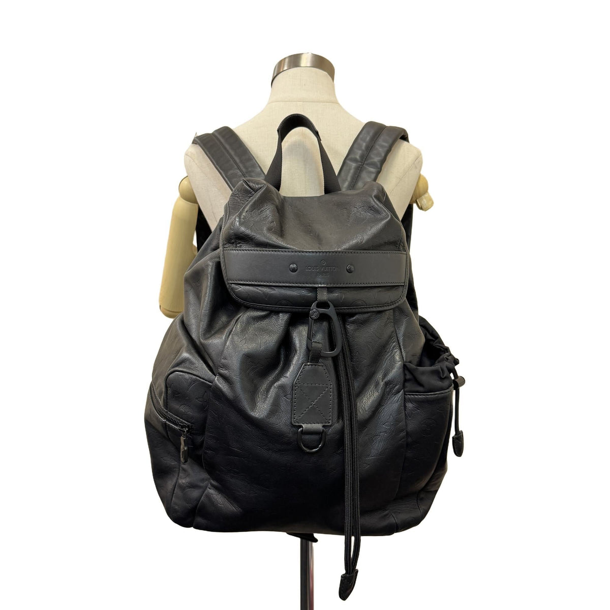 Louis Vuitton Monogram Shadow Black Monogram Backpack (Pre-Owned)
