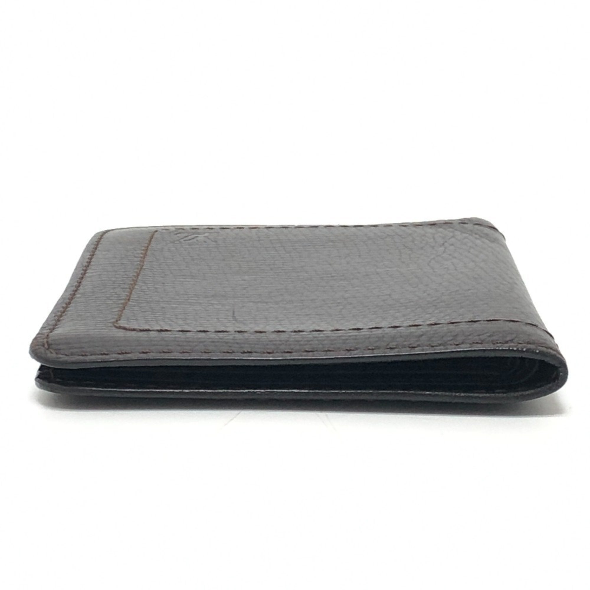 Louis Vuitton Coffee Utah Leather Coin Purse/Coin Case (Pre-Owned)