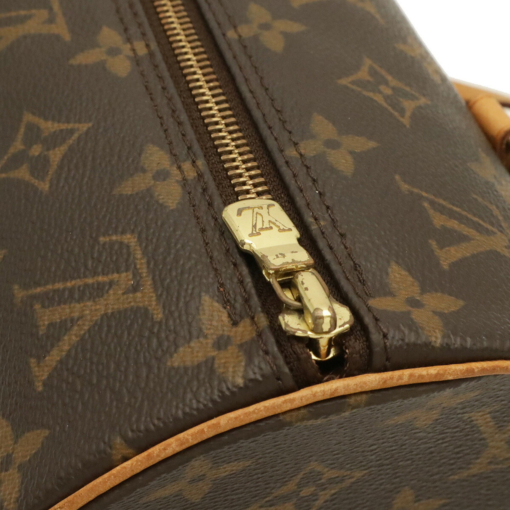 Louis Vuitton Brown Monogram Canvas Handbag (Pre-Owned)