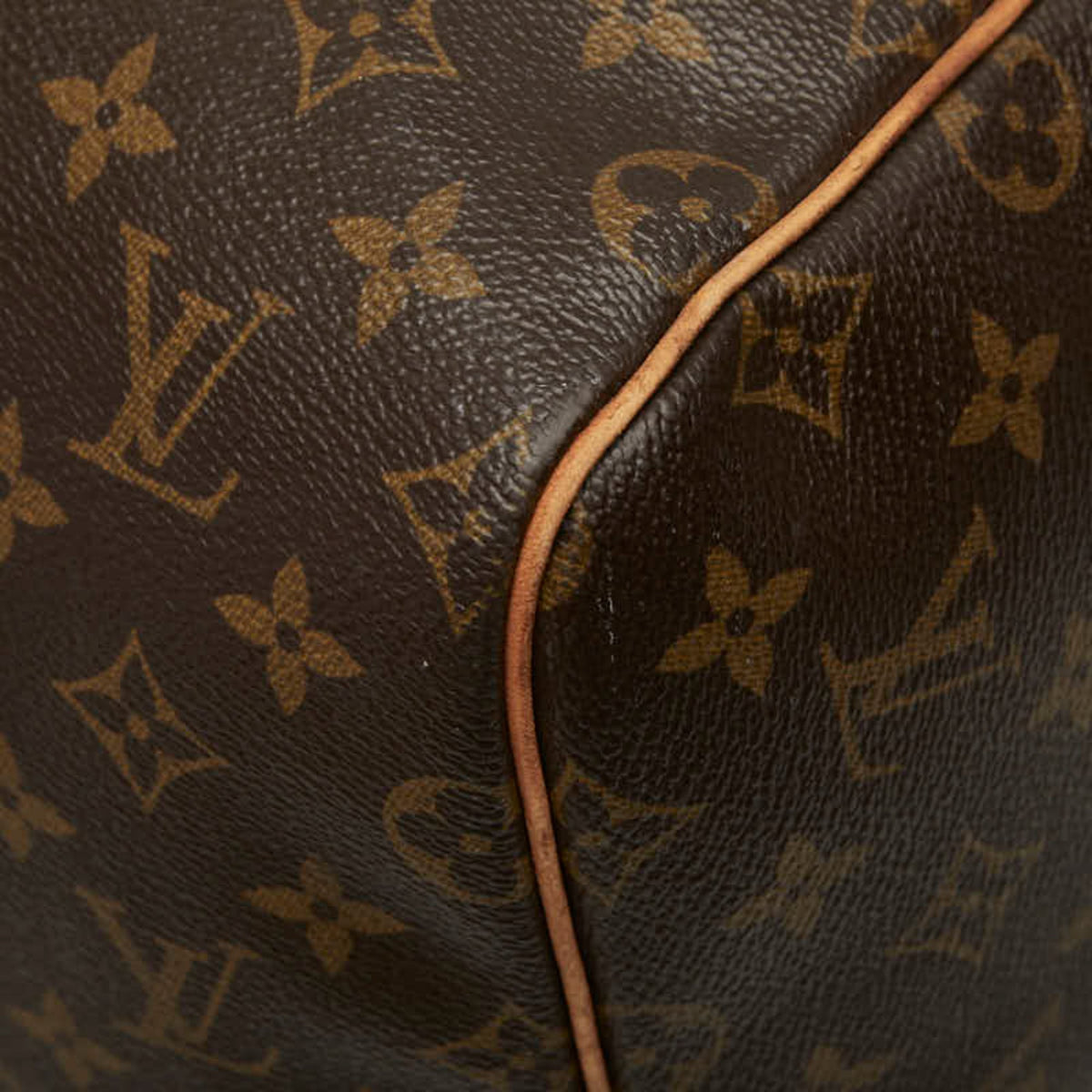 Louis Vuitton Monogram Brown Pvc Leather Boston Bag (Pre-Owned)