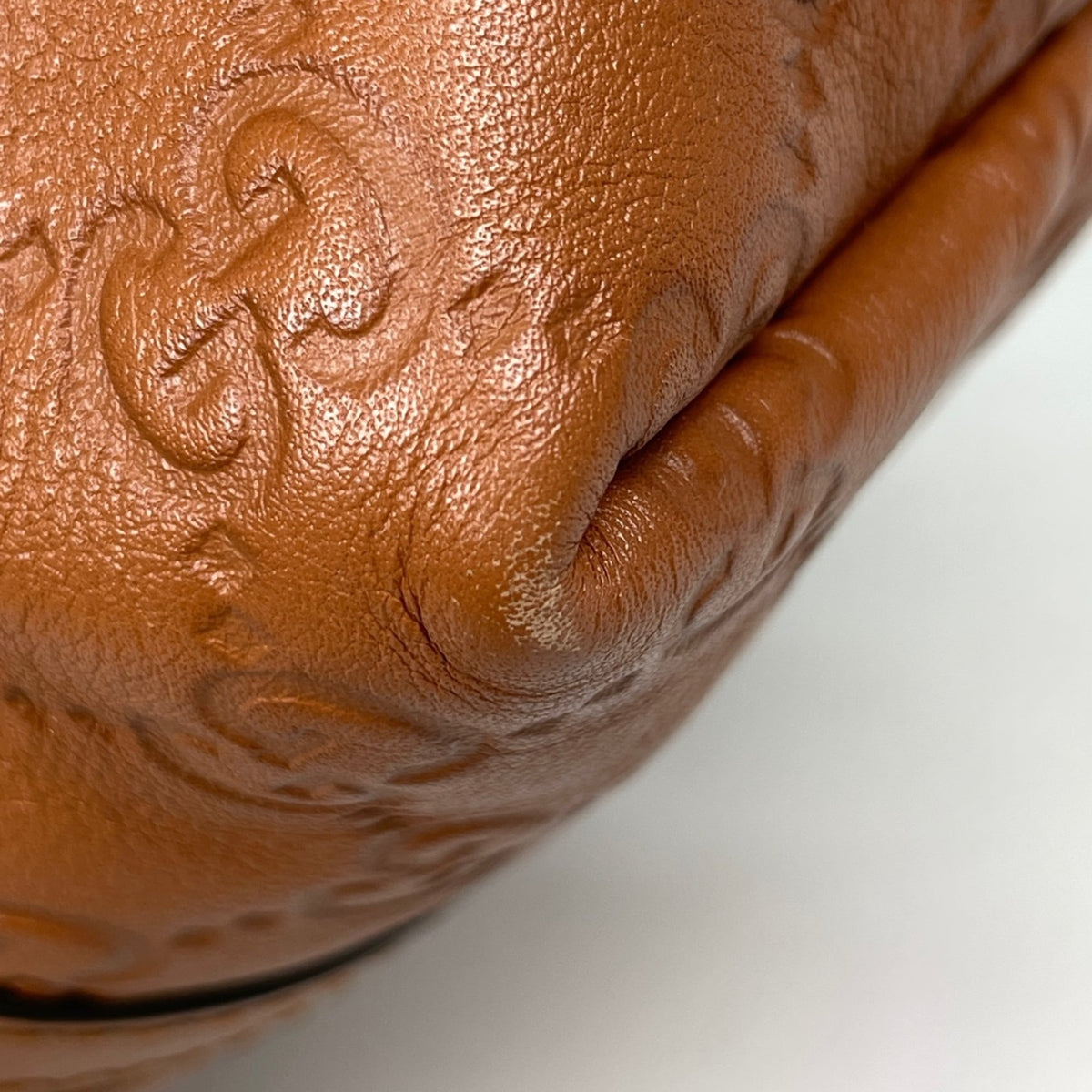 Gucci Guccissima Brown Leather Tote Bag (Pre-Owned)