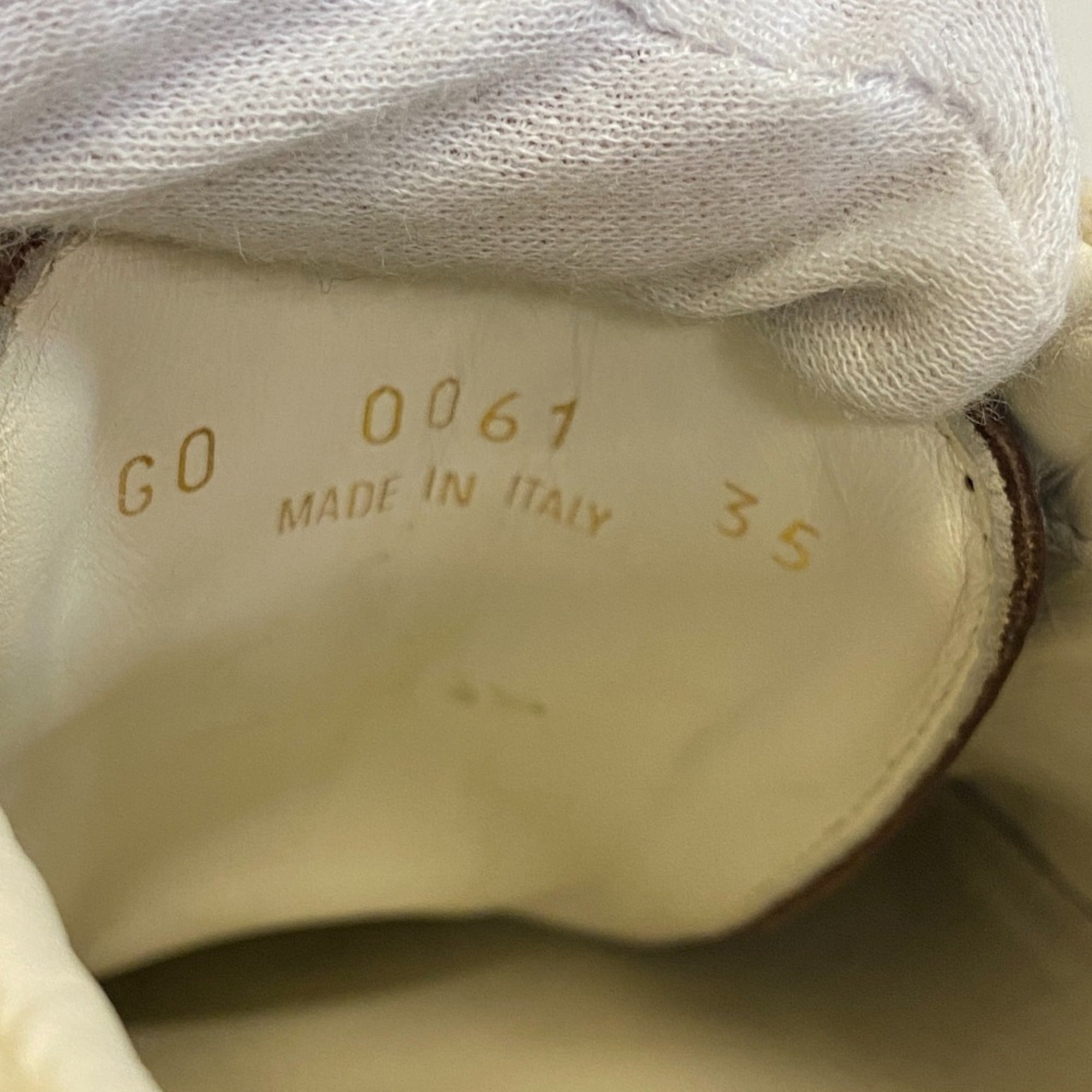 Louis Vuitton Brown White Sneakers (Pre-Owned)
