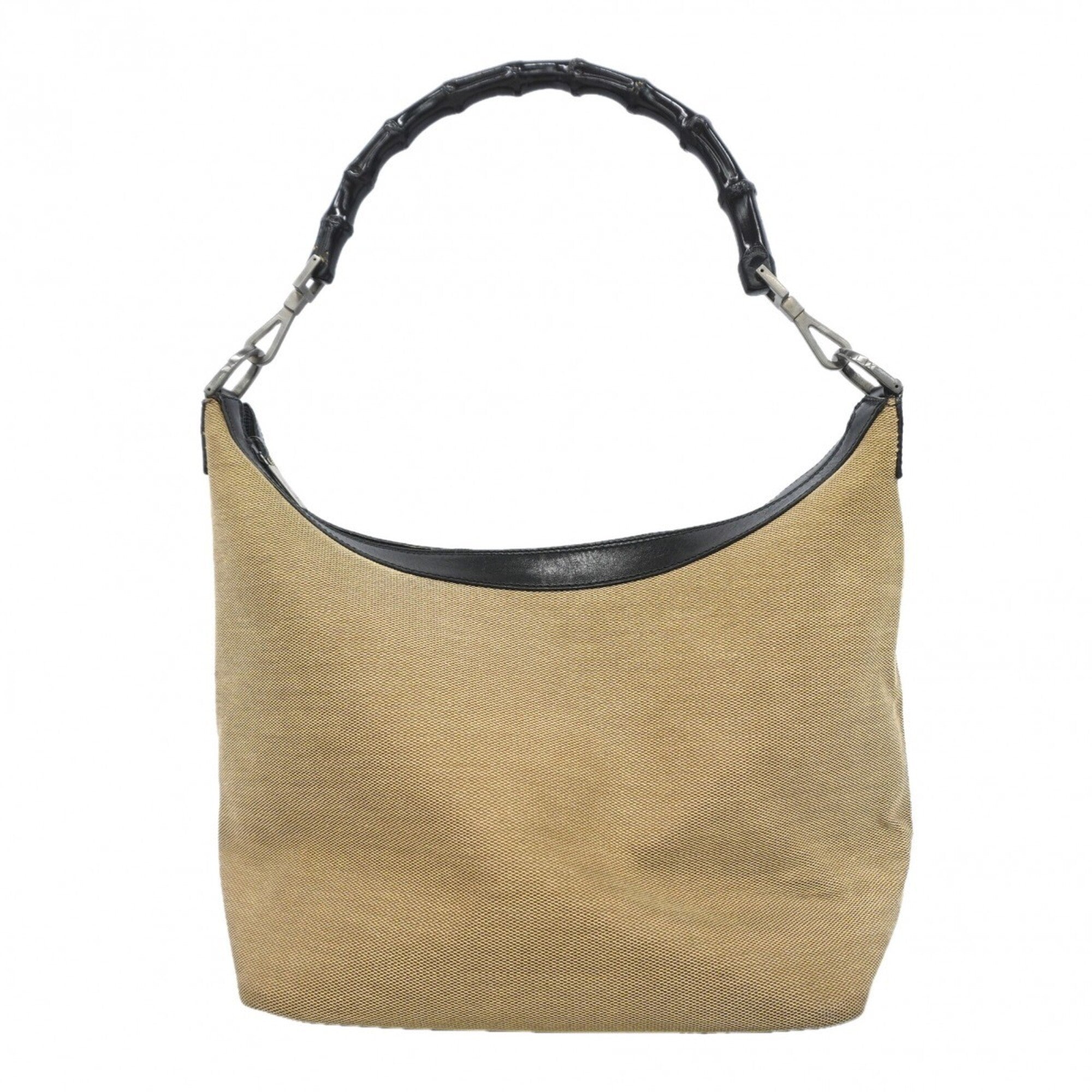Gucci Black Canvas Handbag (Pre-Owned)