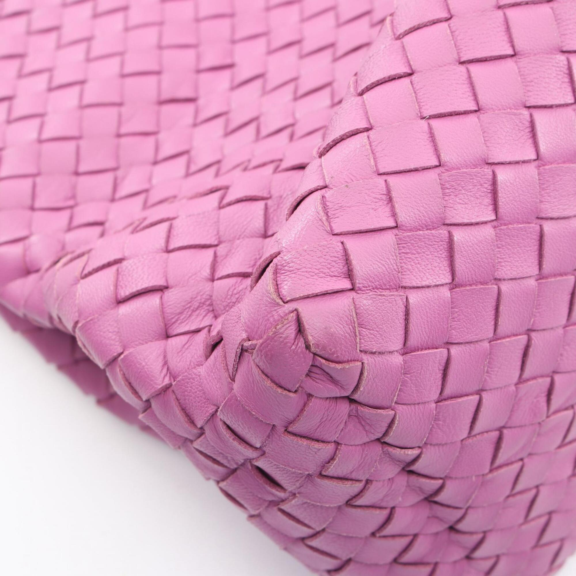Bottega Veneta Pink Intrecciato Handbag Tote Bag (Pre-Owned)