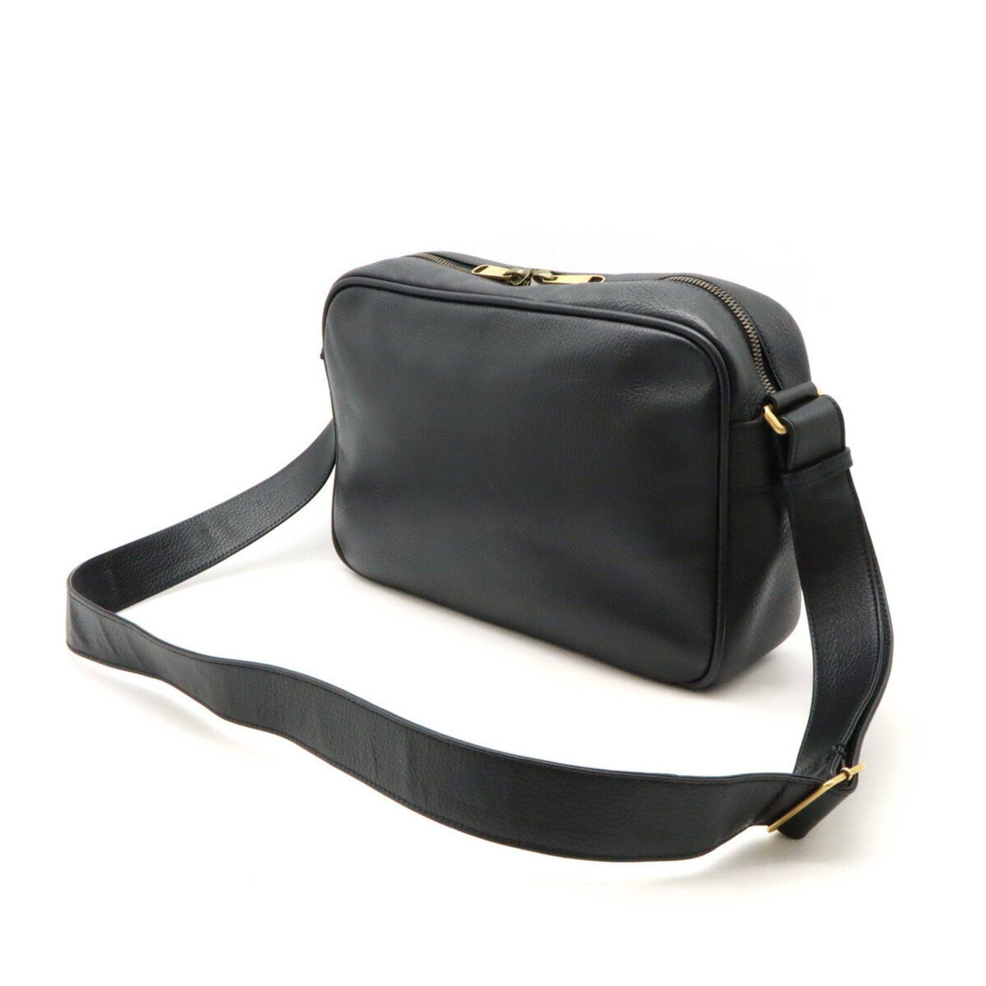 Gucci Black Leather Shoulder Bag (Pre-Owned)