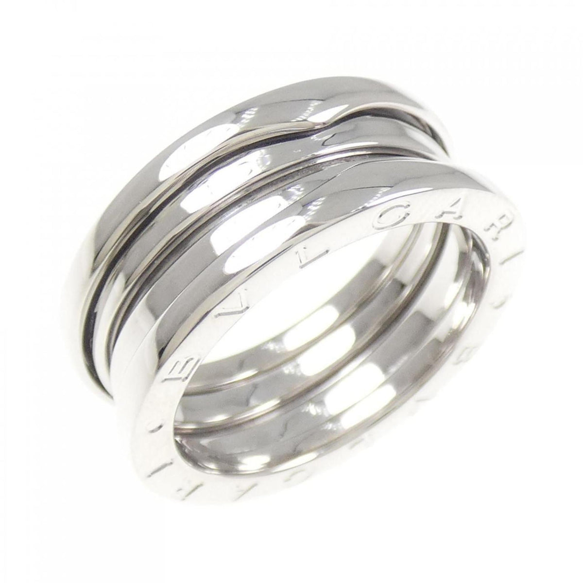 Bvlgari White Gold White Gold (18K) Band Ring (Pre-Owned)