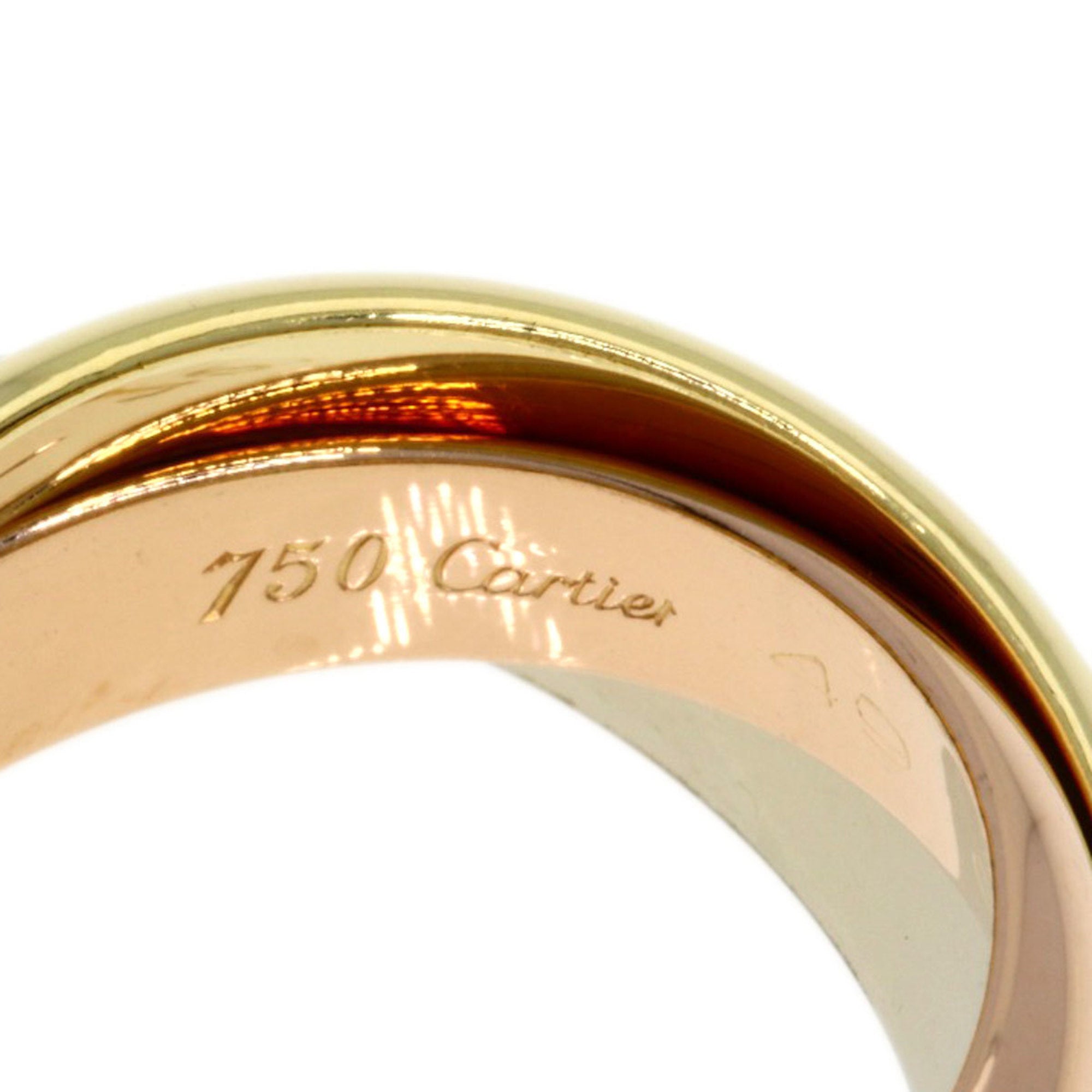 Cartier Pink Gold (18K) White Gold (18K) Yellow Gold (18K) Band Ring (Pre-Owned)