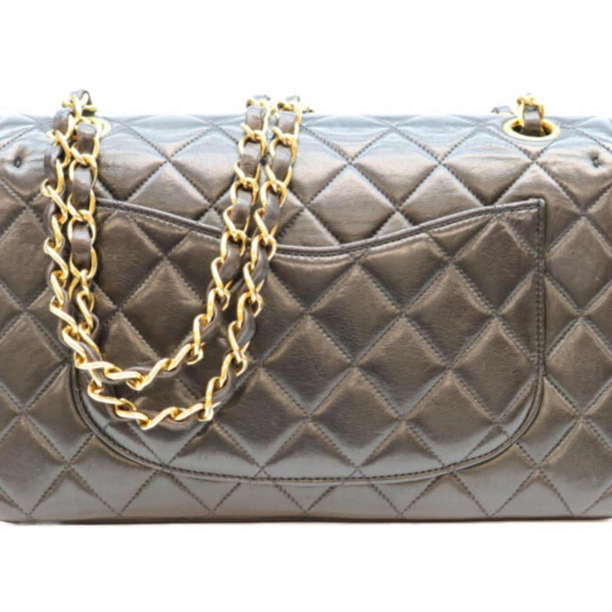 Chanel Black Leather Shoulder Bag (Pre-Owned)
