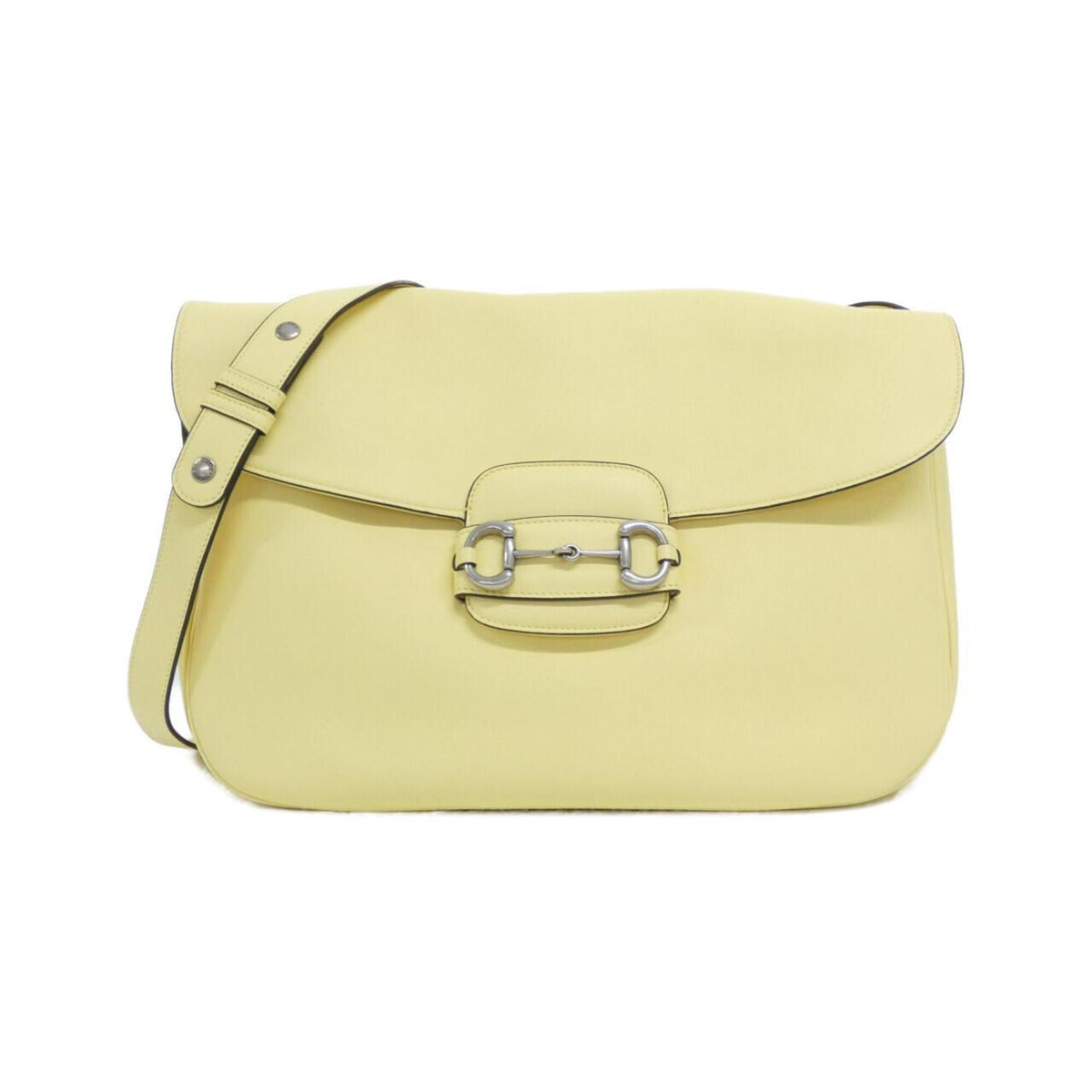Gucci Yellow Leather Shoulder Bag (Pre-Owned)