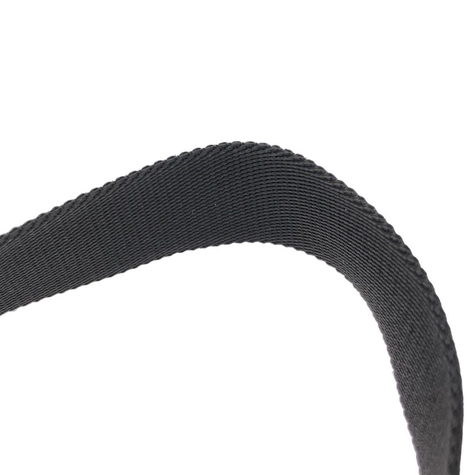 Louis Vuitton Black Coated Canvas Fanny Pack Shoulder Bag Sling Bag (Pre-Owned)