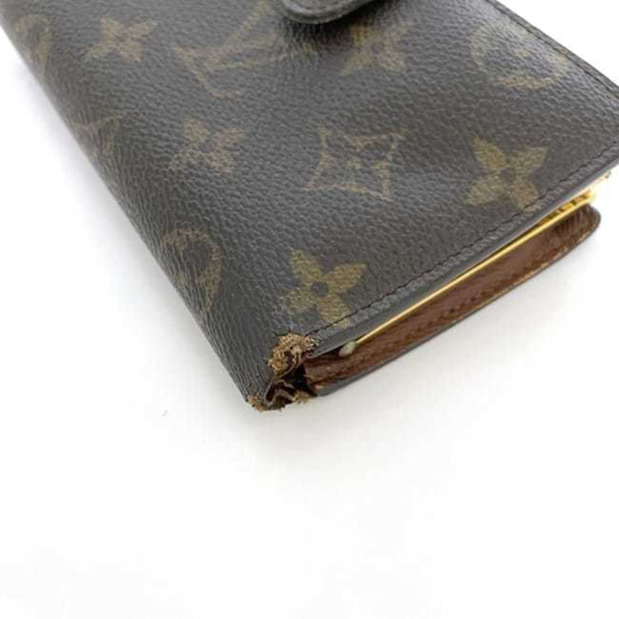 Louis Vuitton Brown Monogram Monogram Wallet (Bi-Fold) (Pre-Owned)