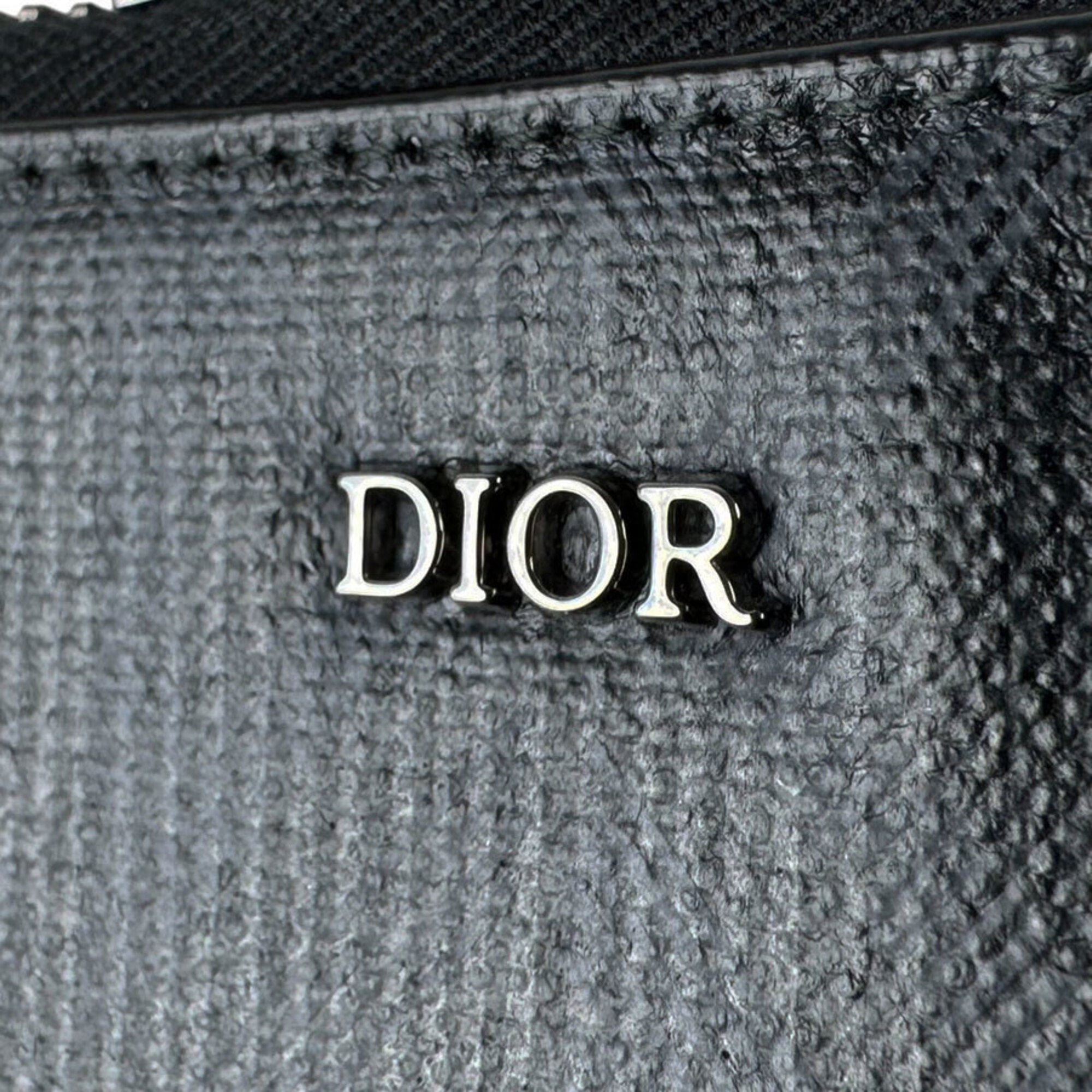 Christian Dior Black Coated Canvas Shoulder Bag (Pre-Owned)