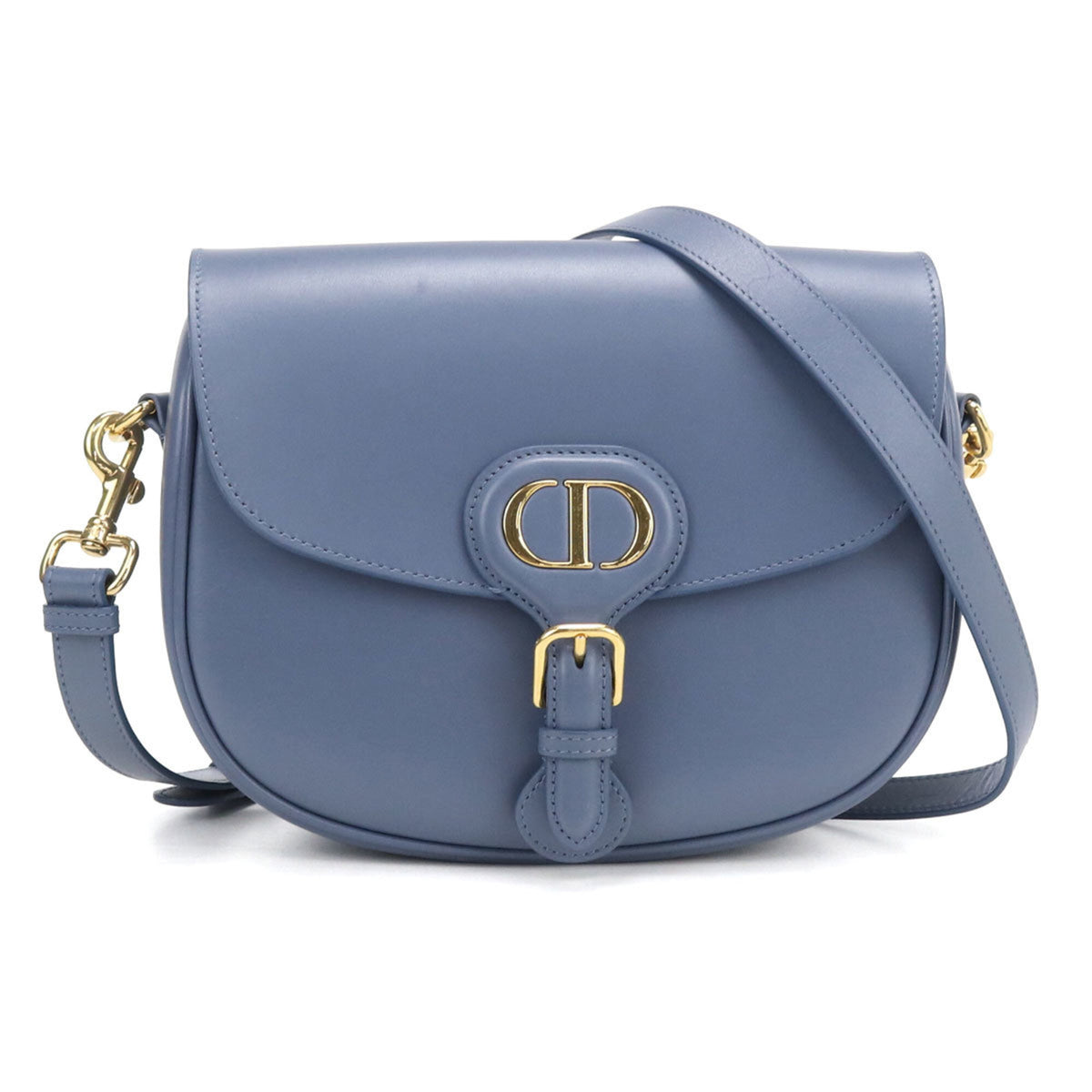 Christian Dior Blue Leather Shoulder Bag (Pre-Owned)