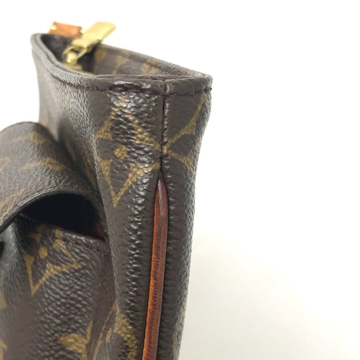 Louis Vuitton Brown Monogram Pochette Pouch (Pre-Owned)